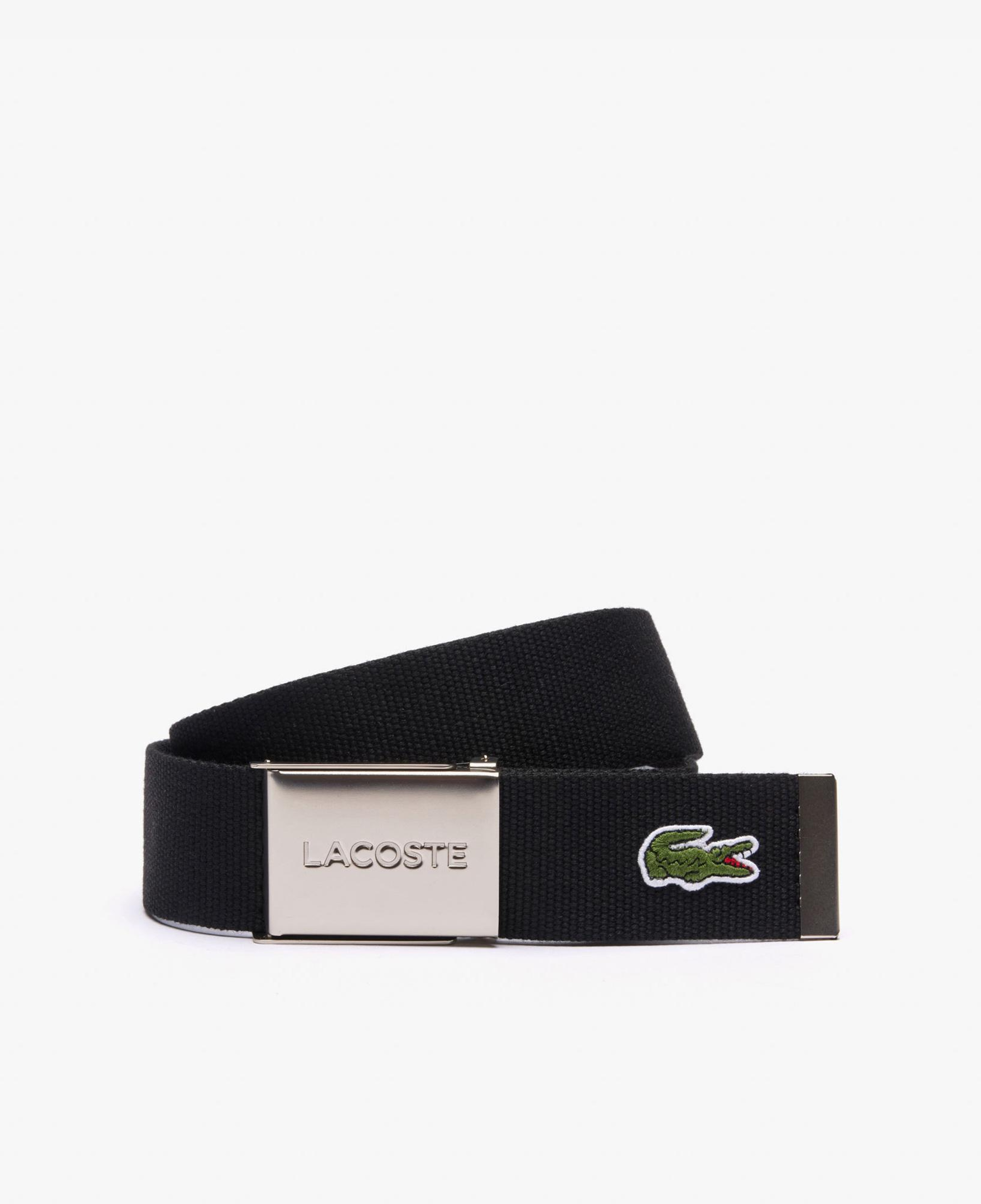 Lacoste L.12.12 Erkek Siyah Kemer