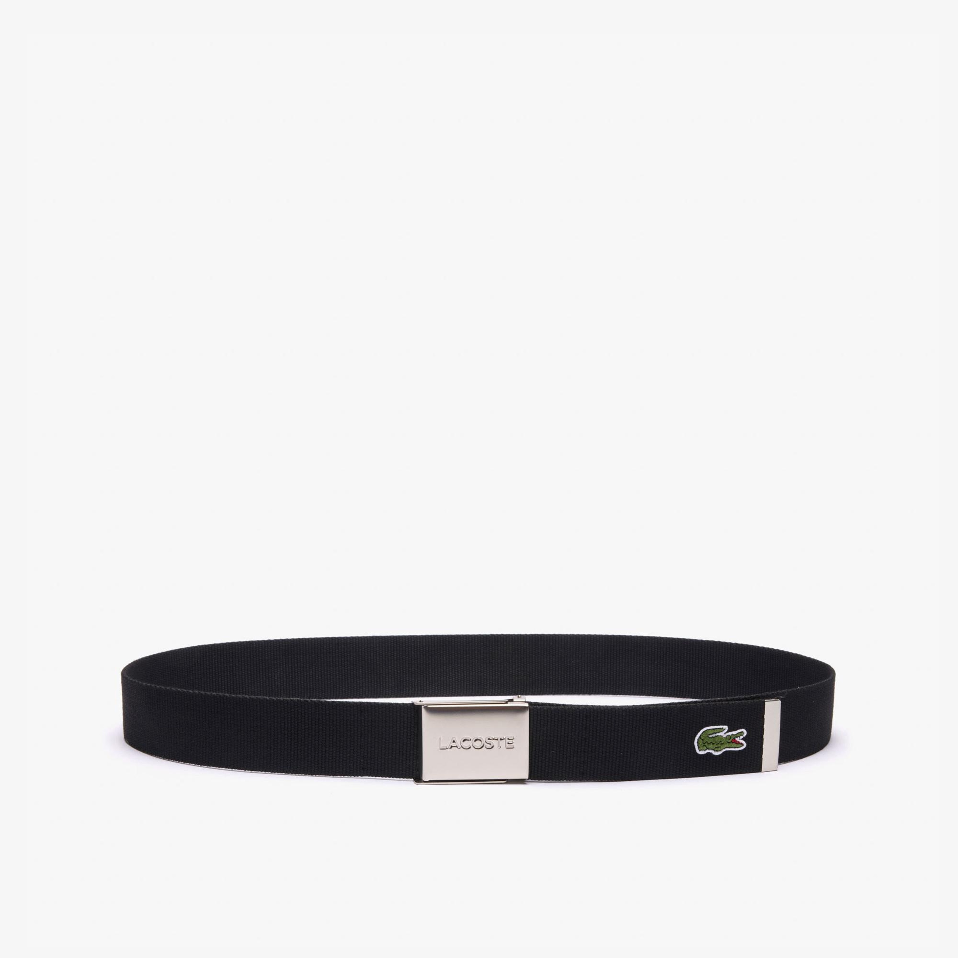 Lacoste L.12.12 Erkek Siyah Kemer