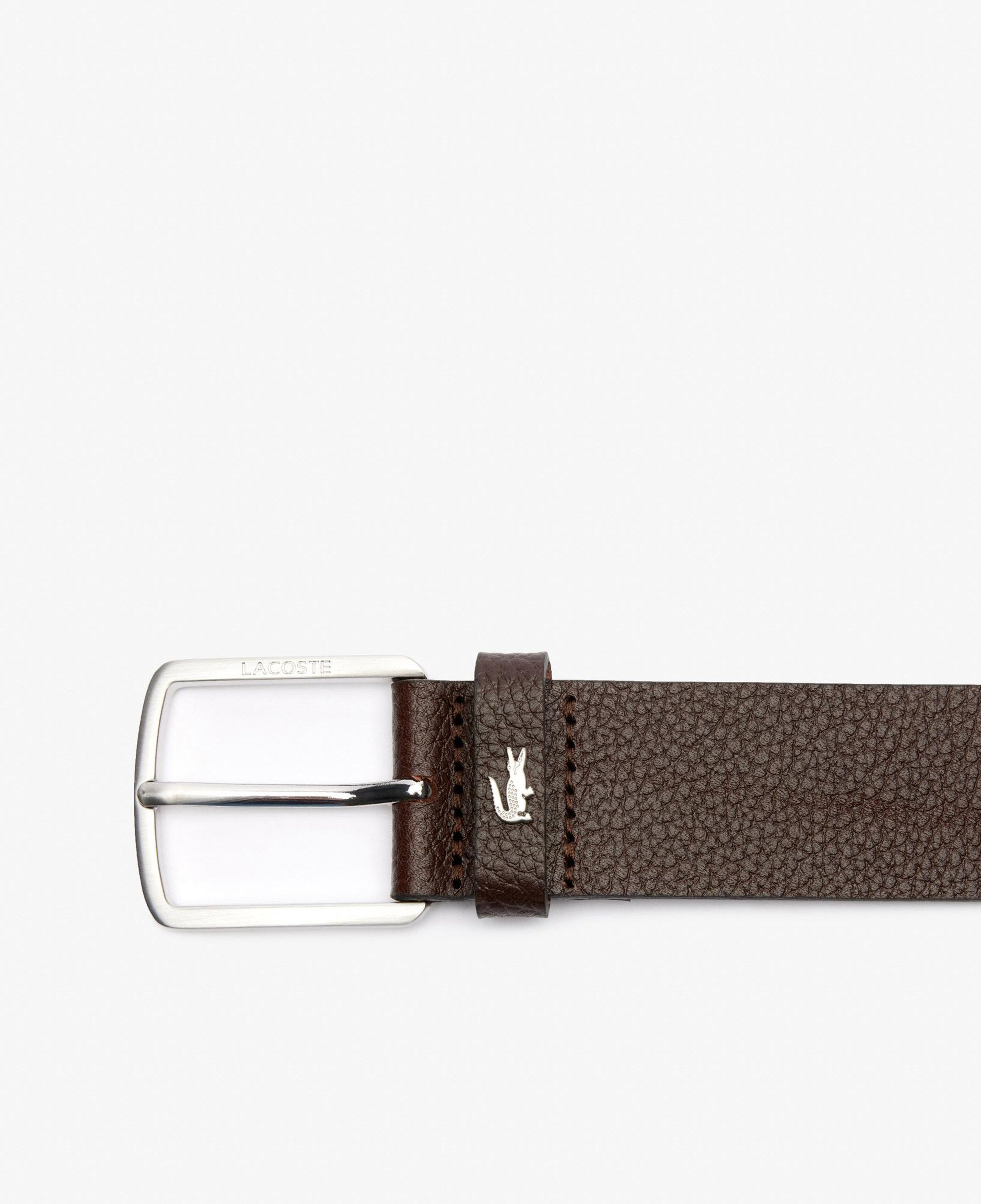 Lacoste Elegance Erkek Deri Kahverengi Kemer