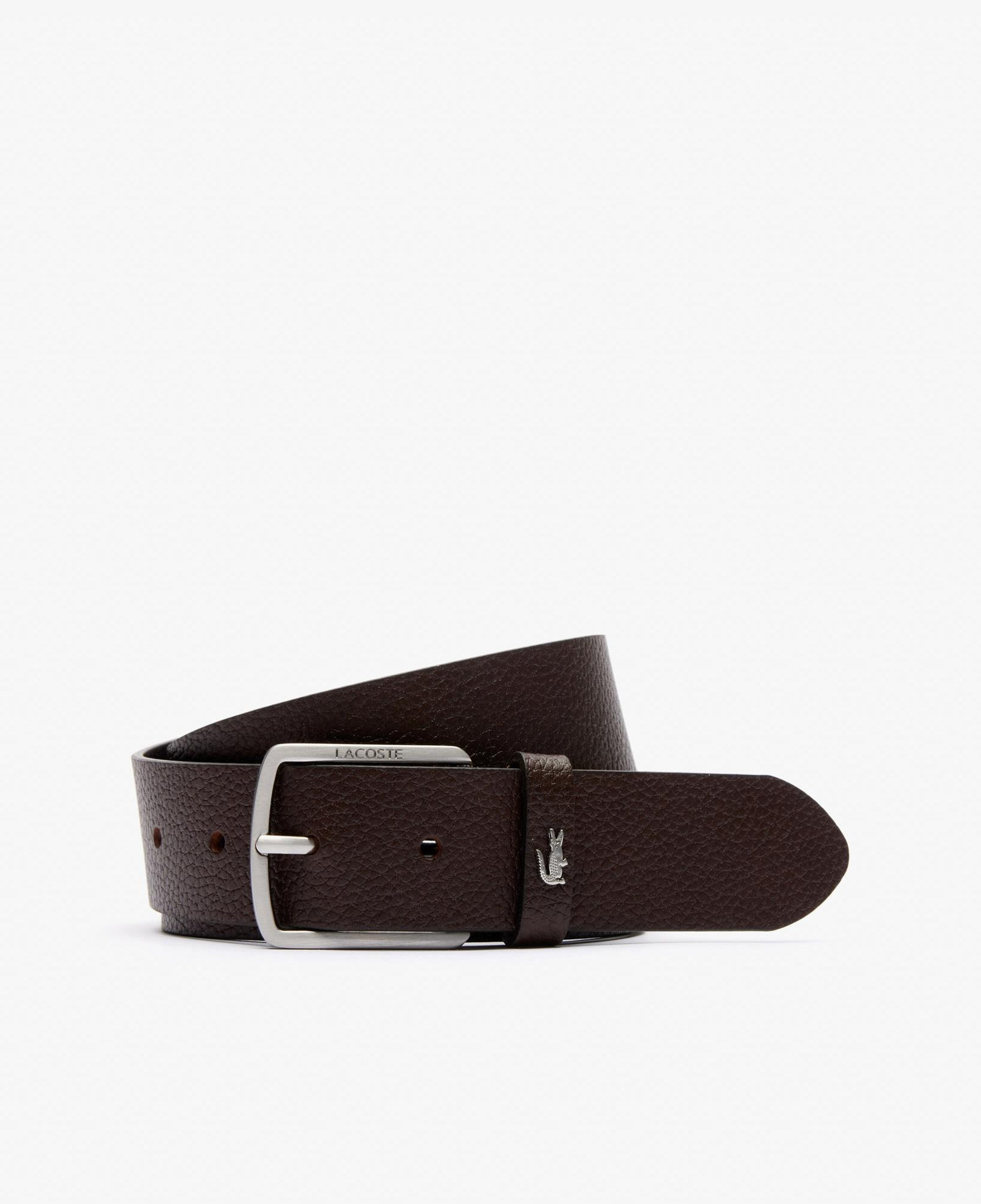 Lacoste Elegance Erkek Deri Kahverengi Kemer