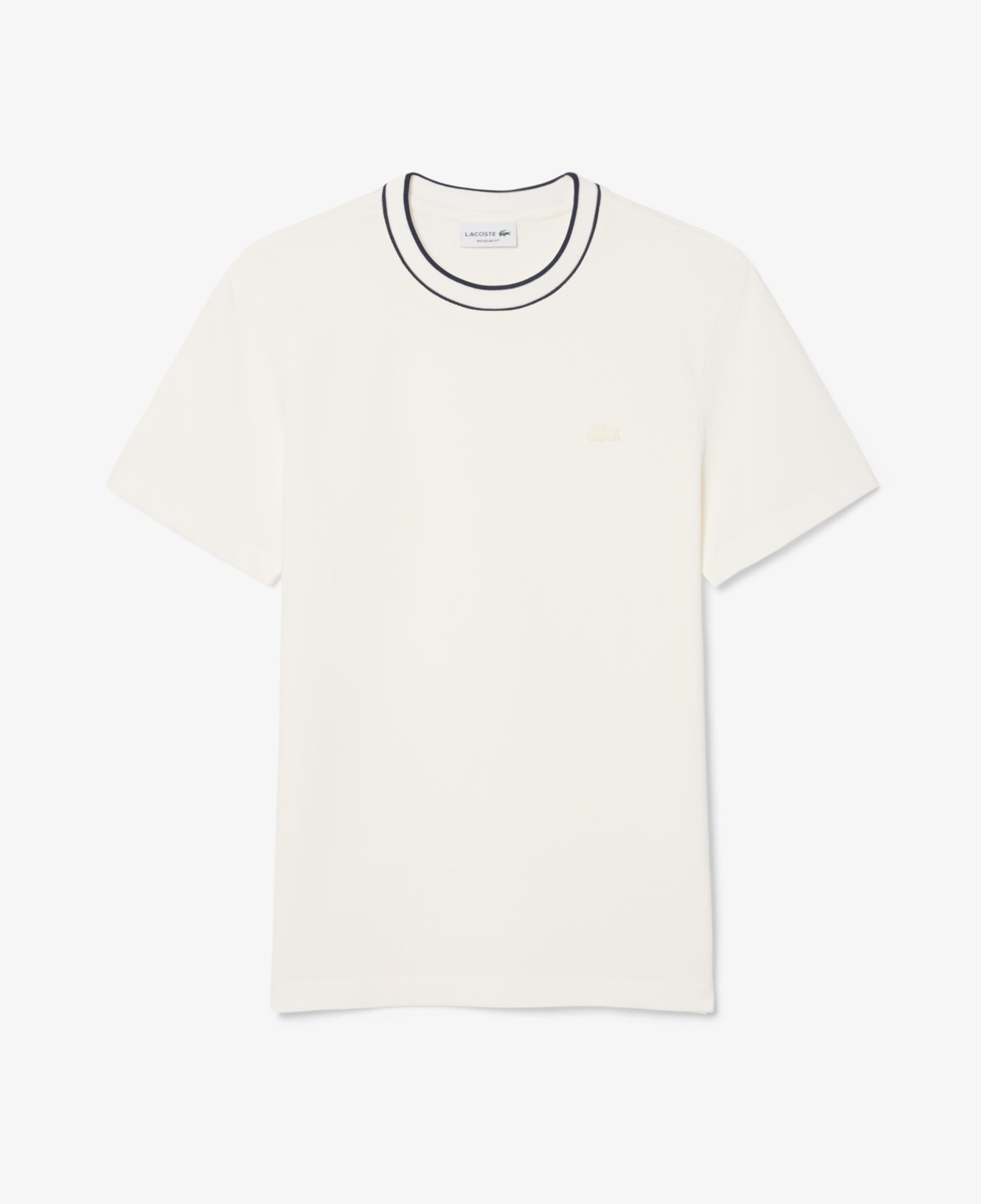 Erkek Regular Fit Bisiklet Yaka Beyaz T-Shirt