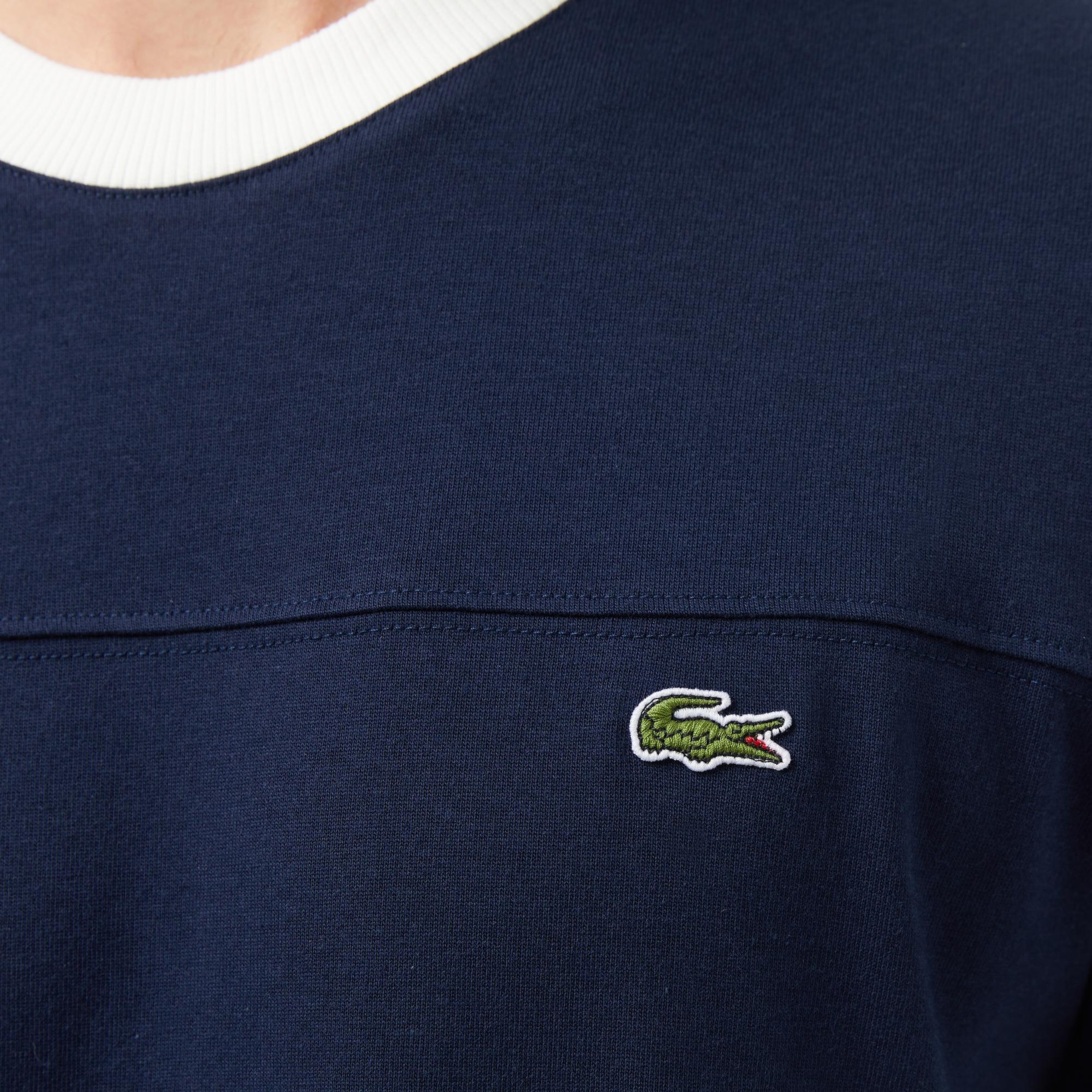 Erkek Regular Fit Lacivert Bisiklet Yaka T-Shirt