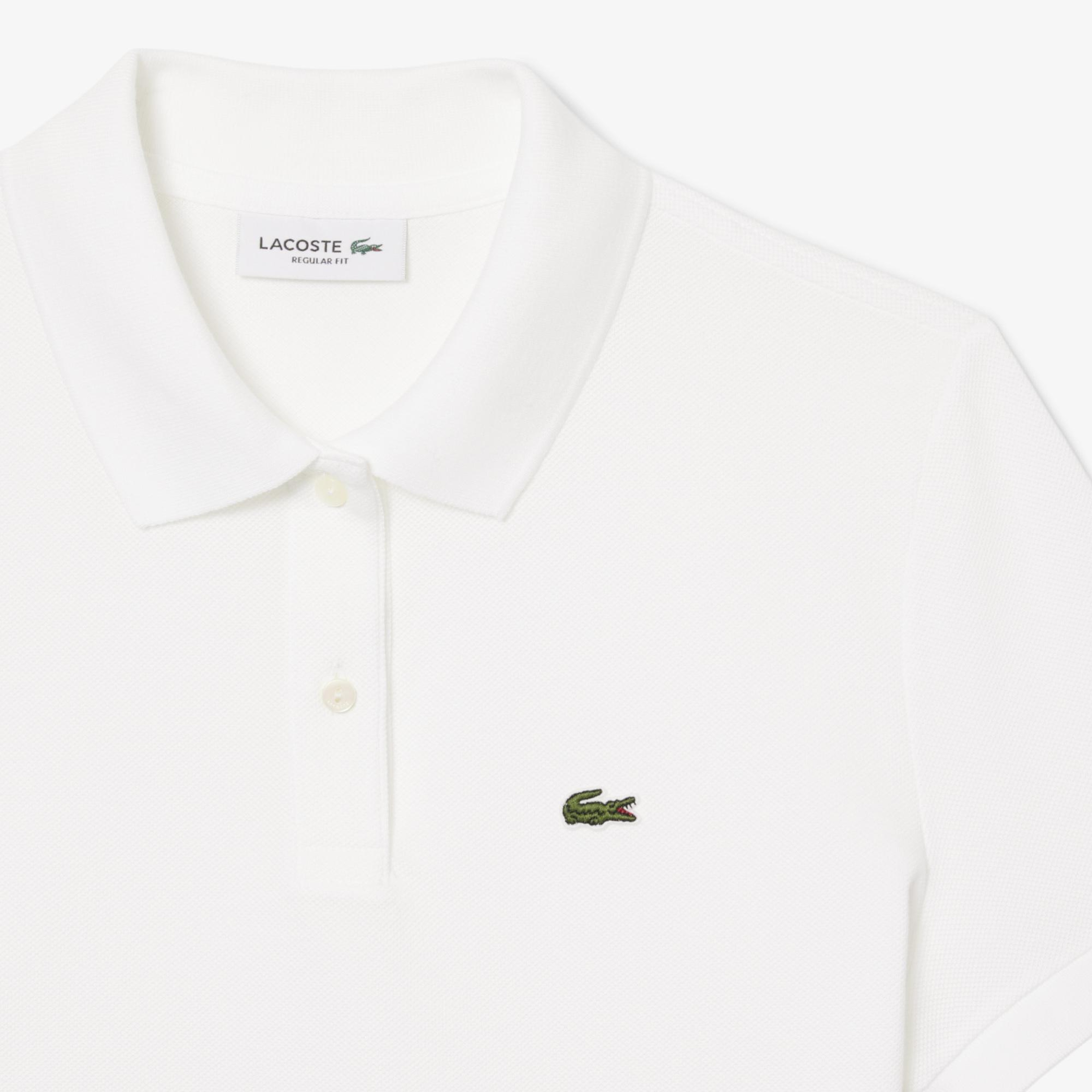 Lacoste Kadın Regular Fit Beyaz Polo