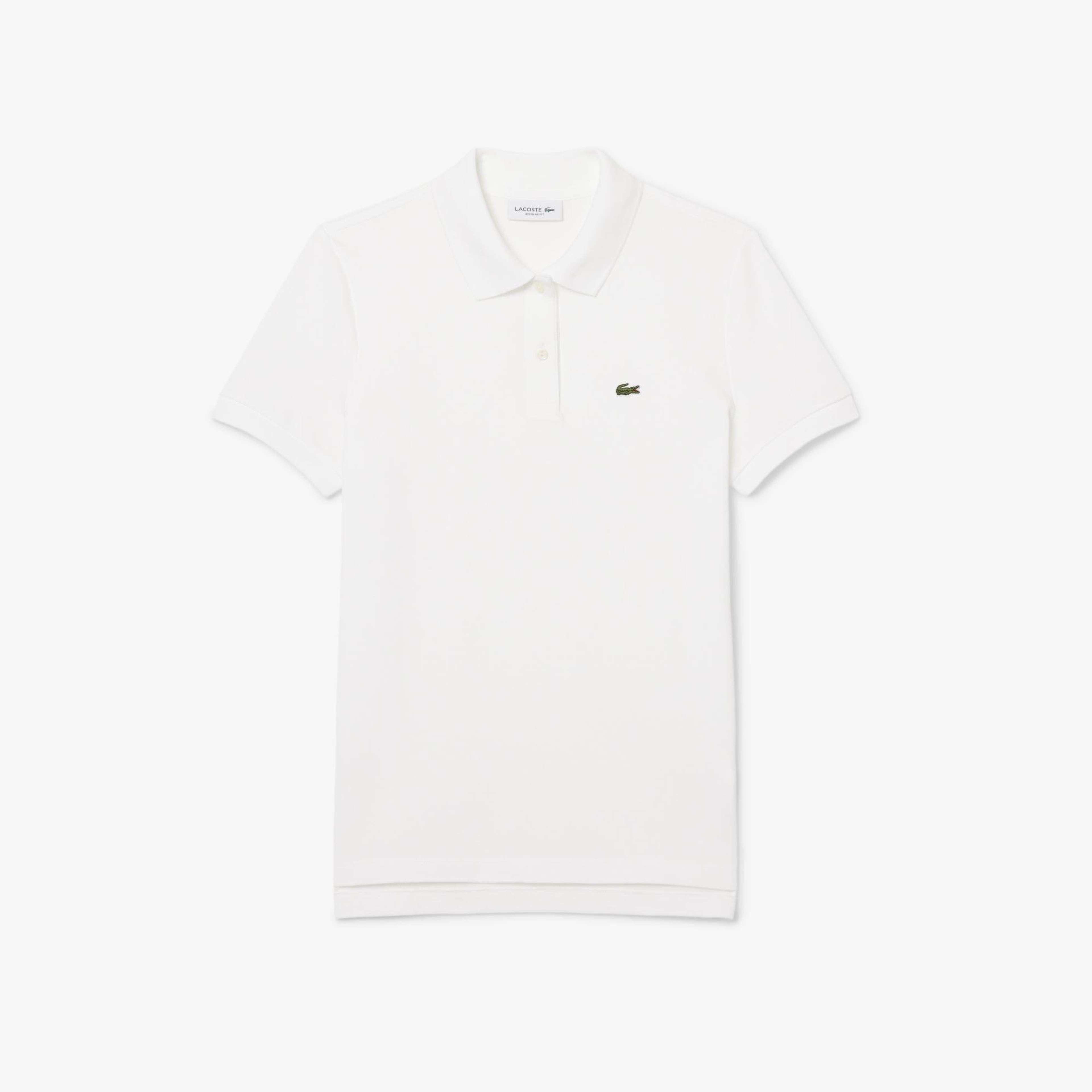 Lacoste Kadın Regular Fit Beyaz Polo