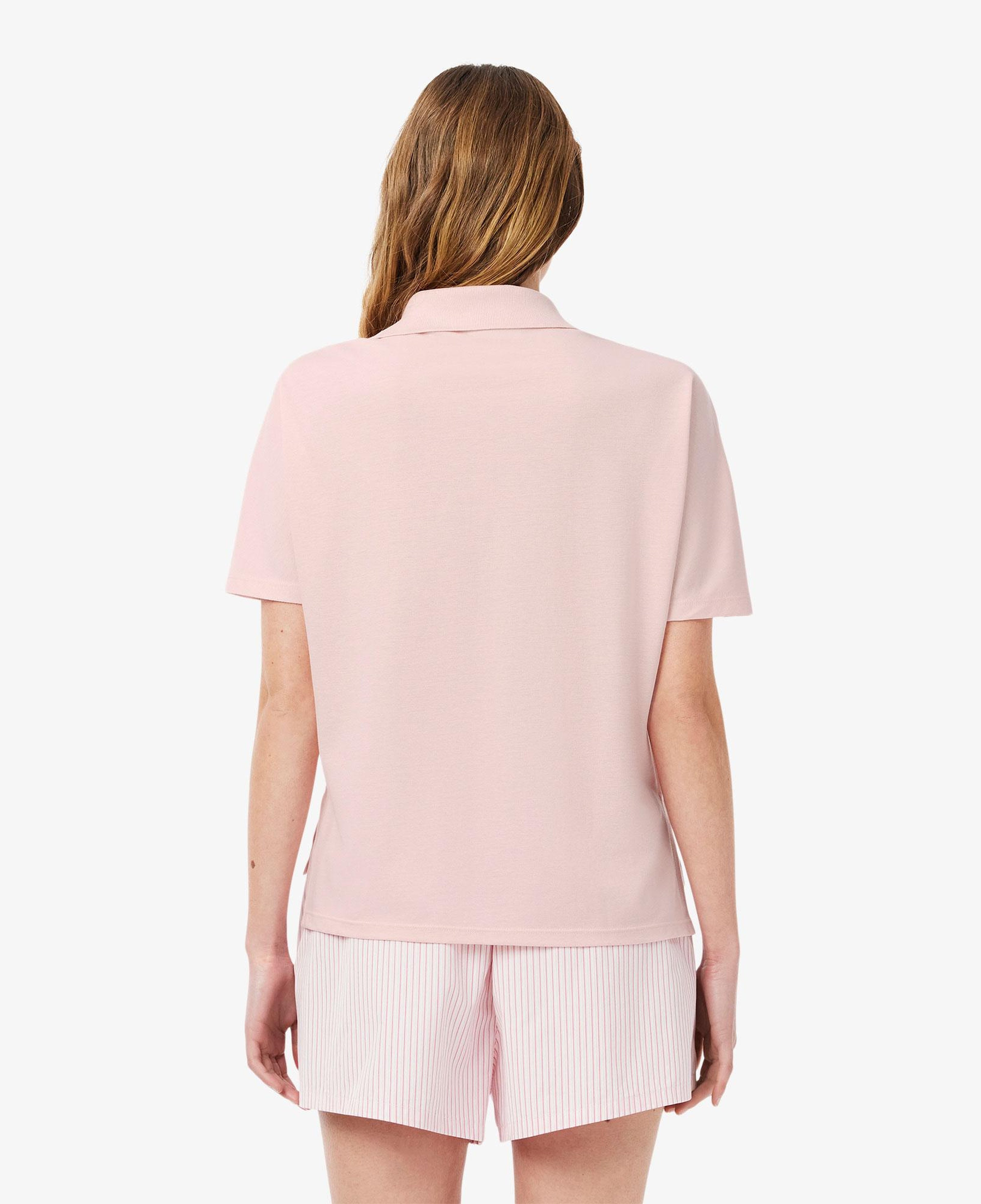 Kadın Relaxed Fit Pembe Polo