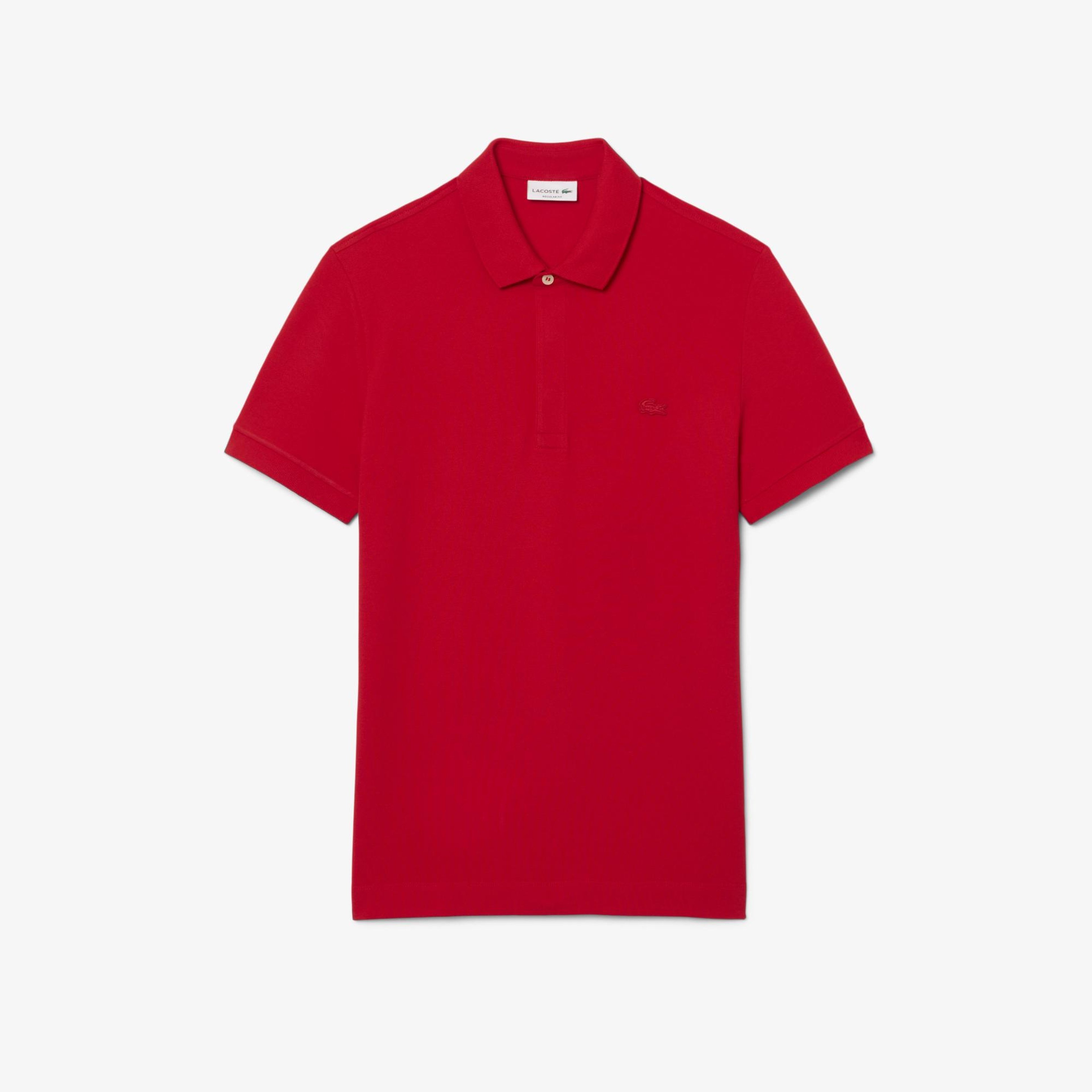 Erkek Regular Fit Kırmızı Paris Polo