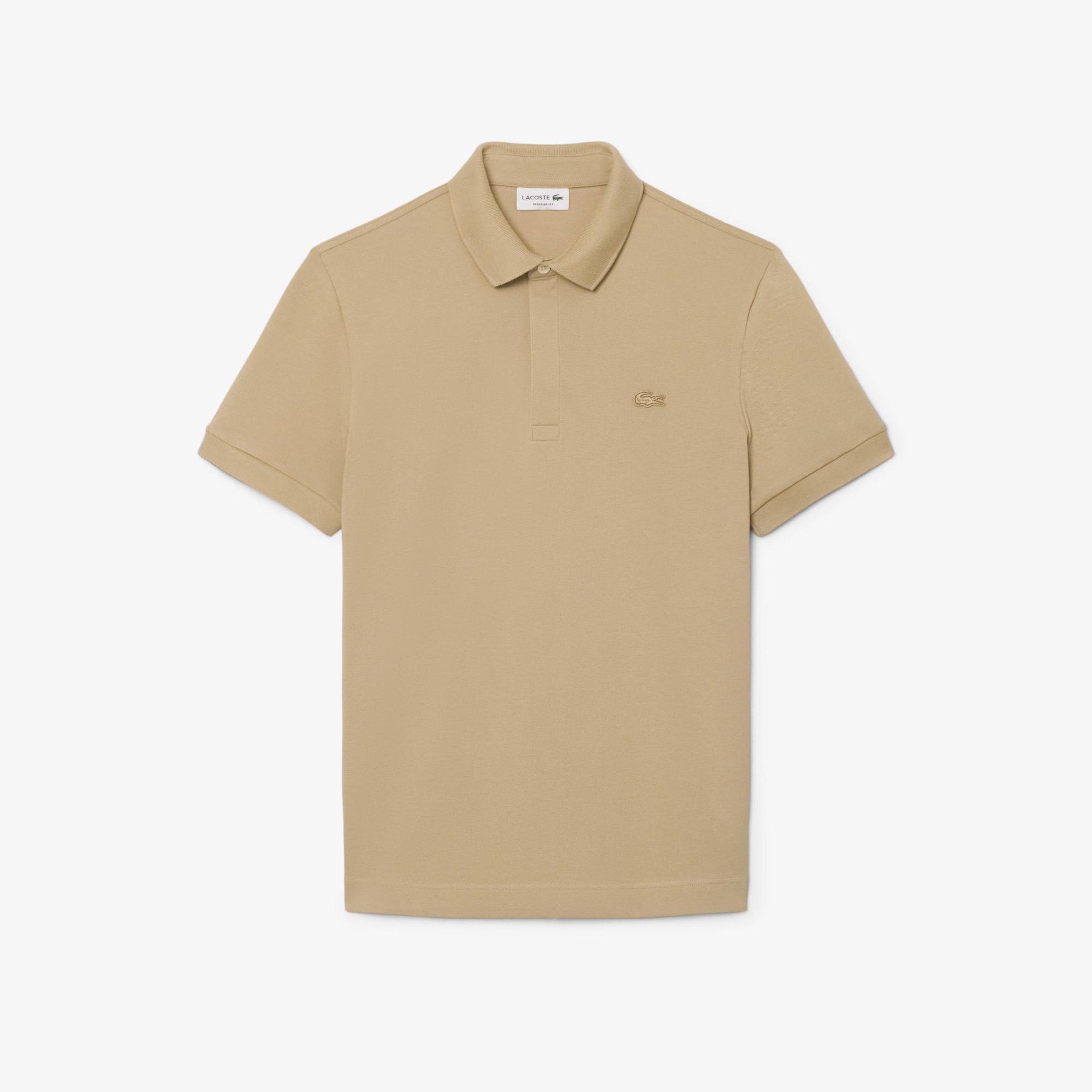 Erkek Regular Fit Bej Paris Polo