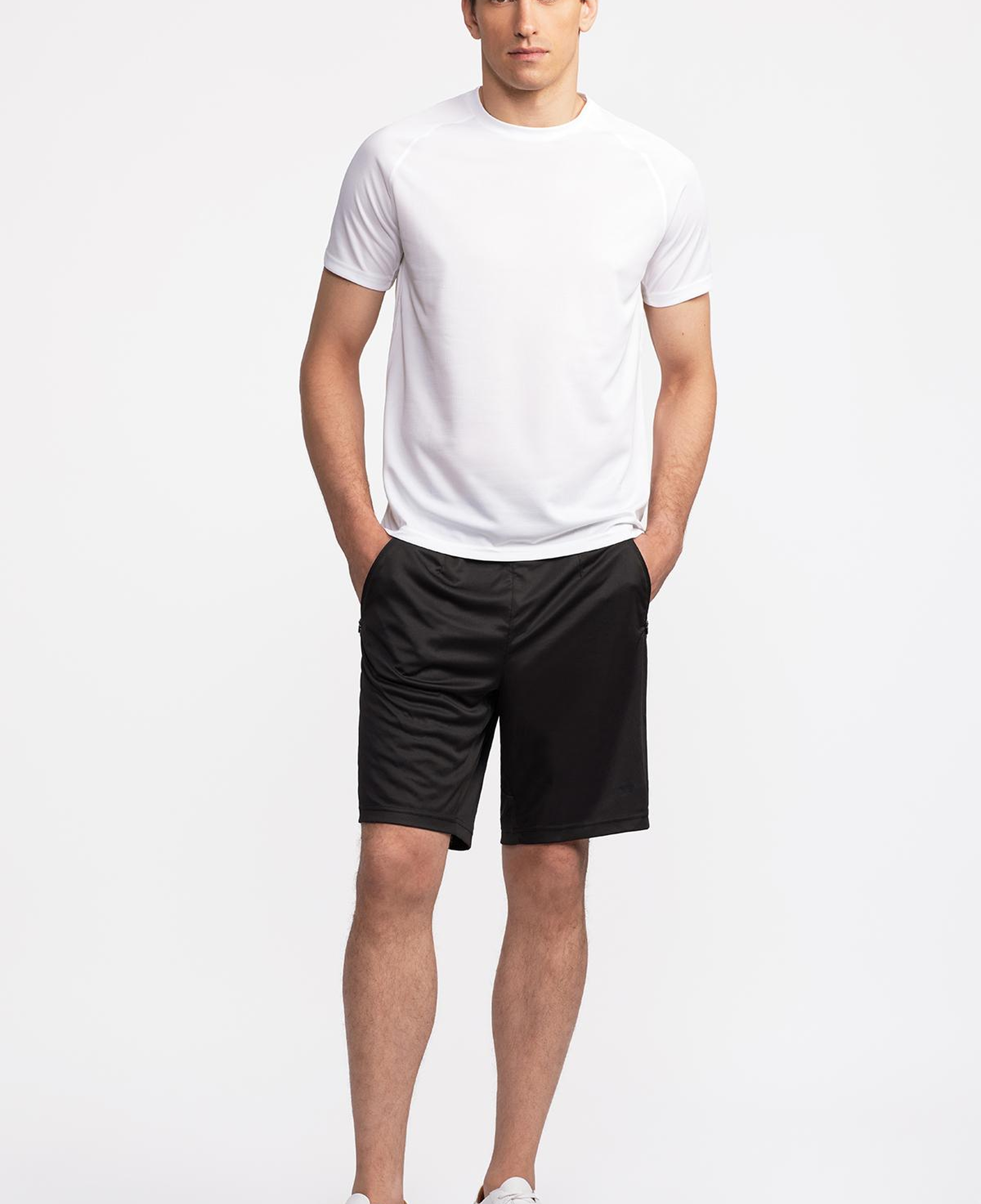 Erkek Siyah Activewear Şort