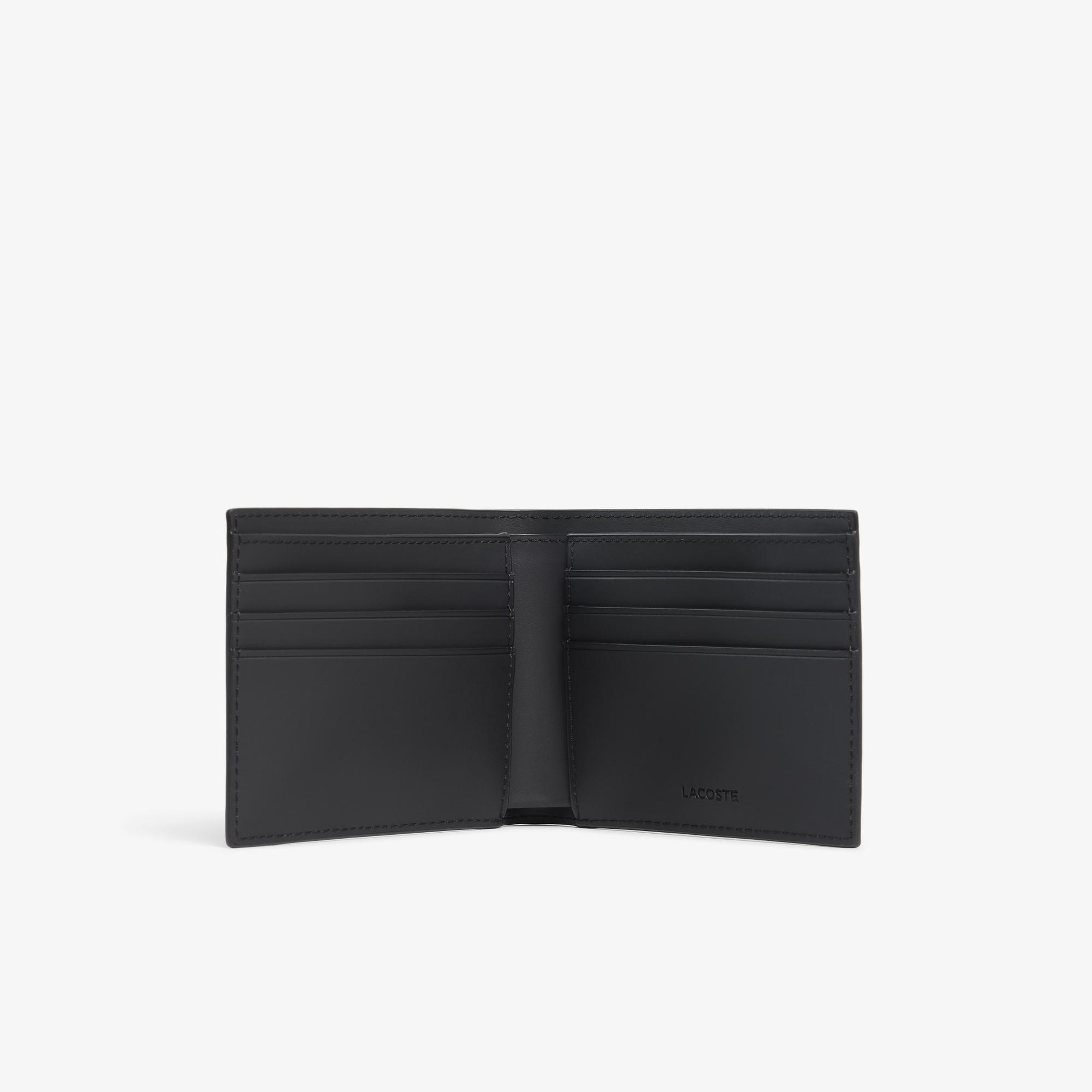 Lacoste The Blend Erkek Monogram Siyah Cüzdan