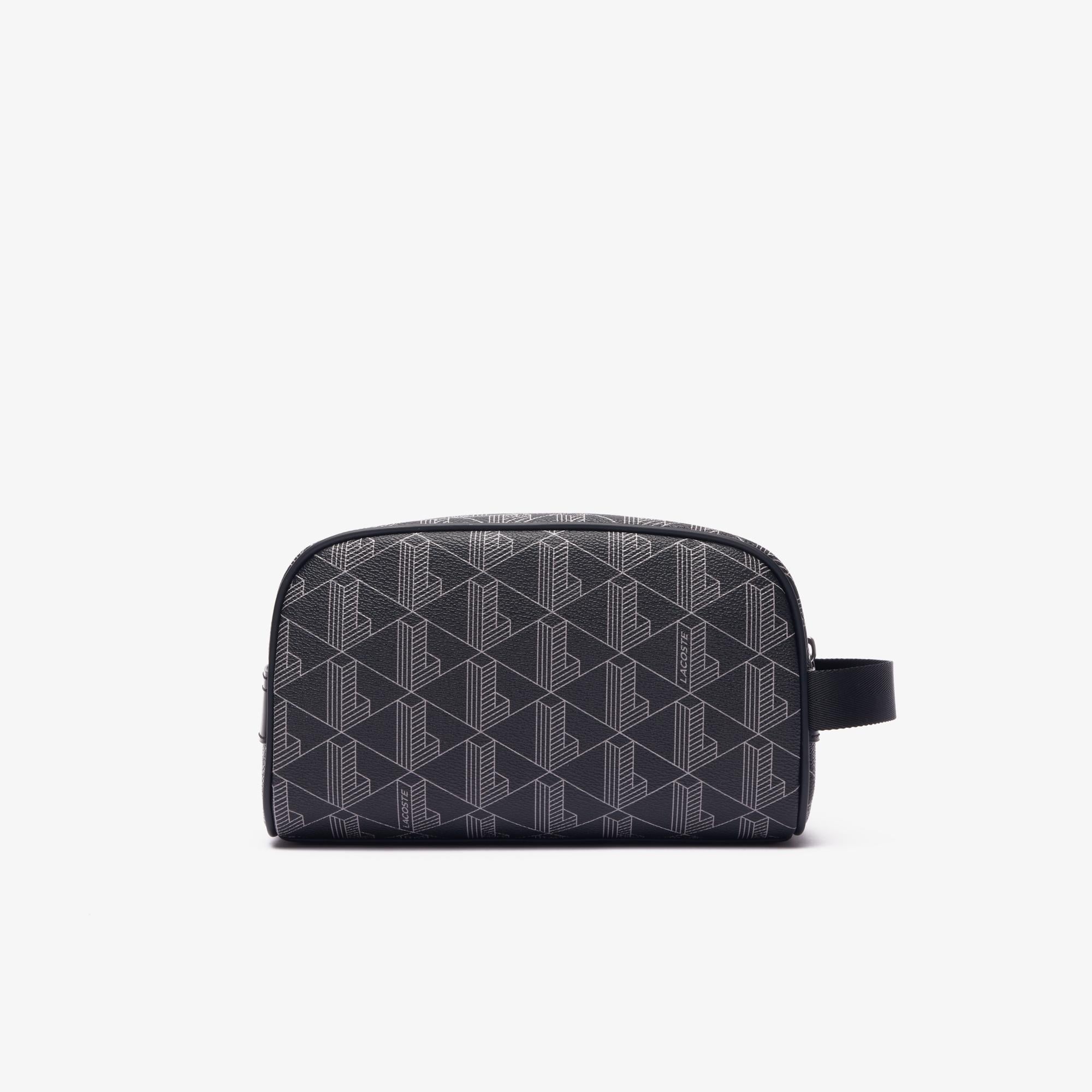 Erkek Monogram Siyah Seyahat Çantası