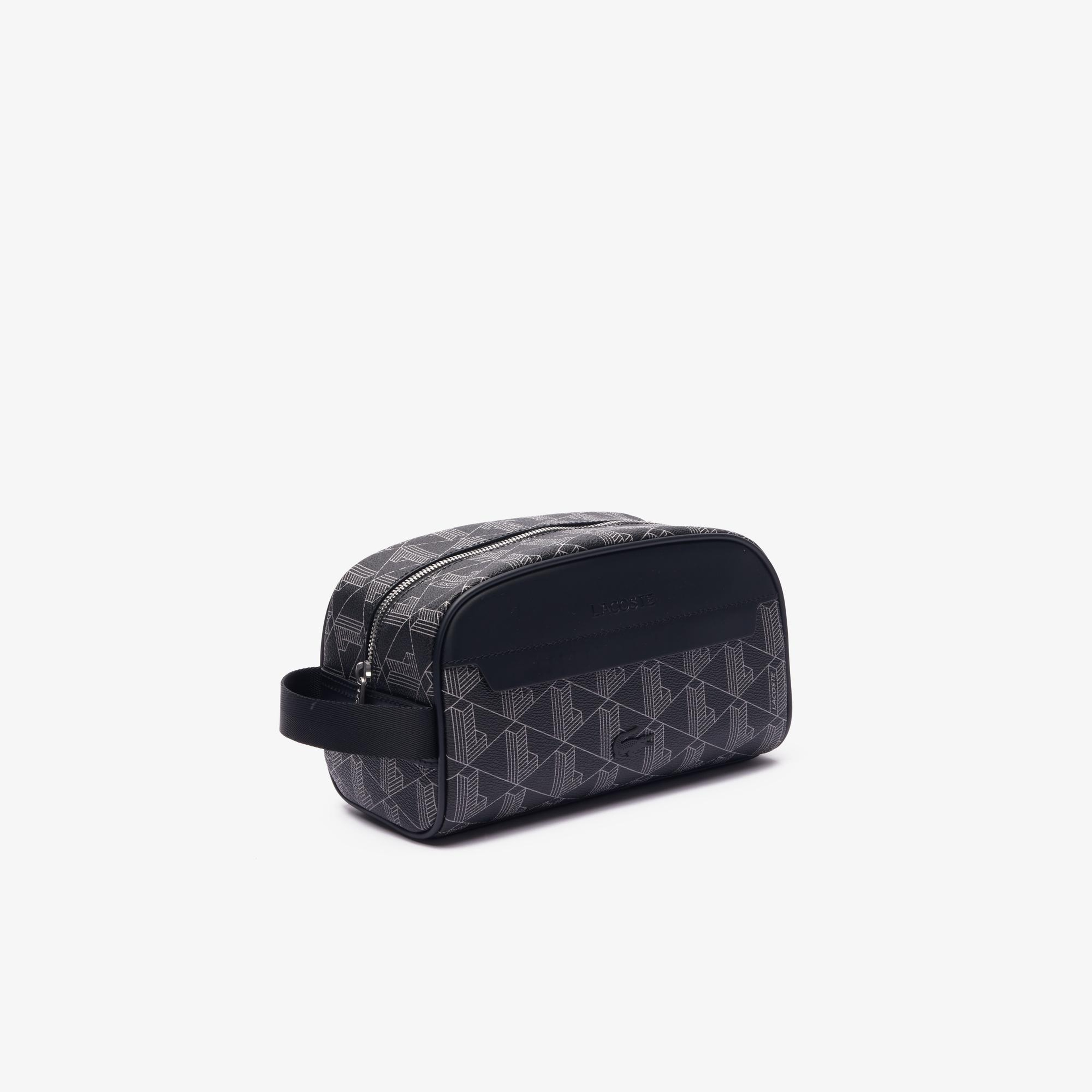 Erkek Monogram Siyah Seyahat Çantası