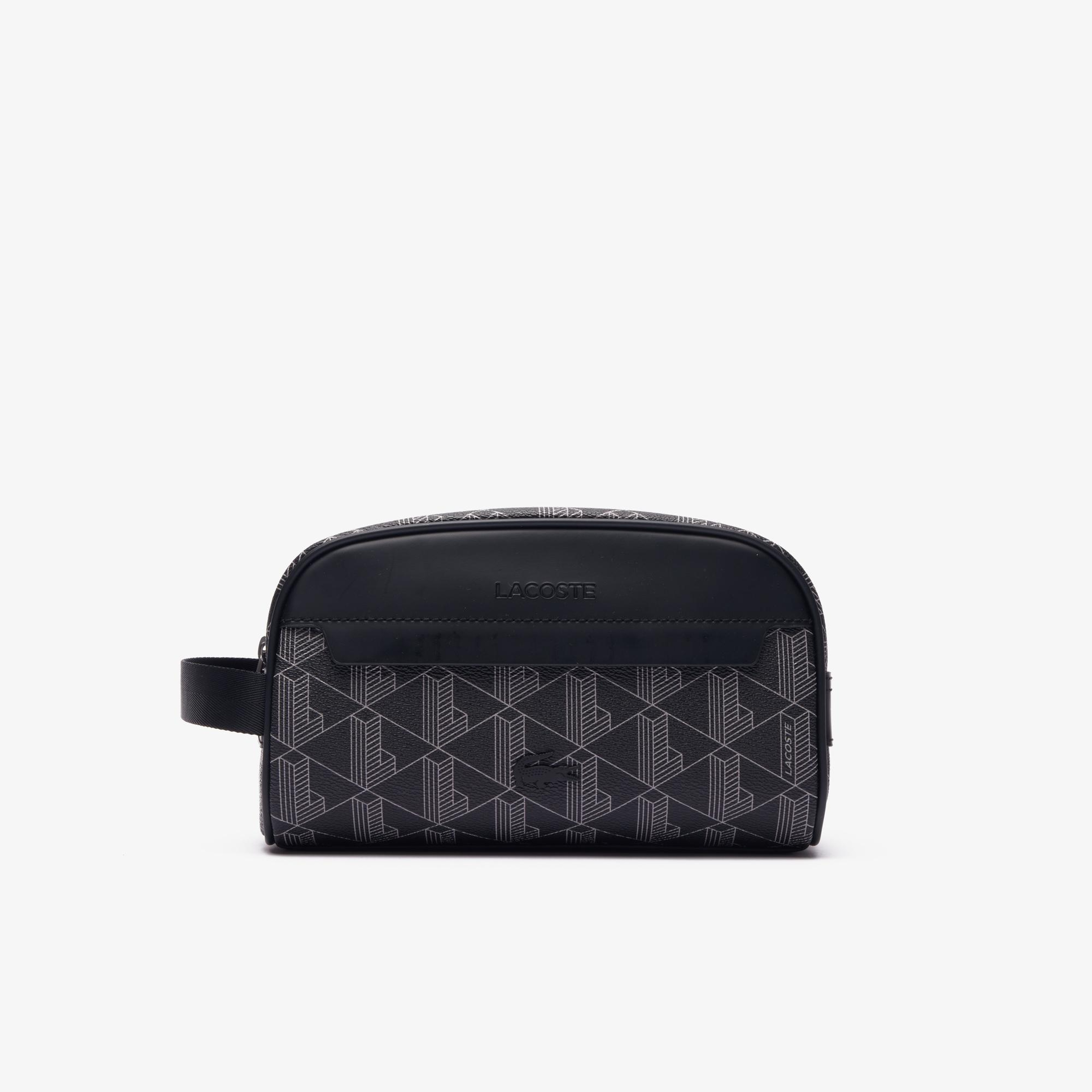 Erkek Monogram Siyah Seyahat Çantası