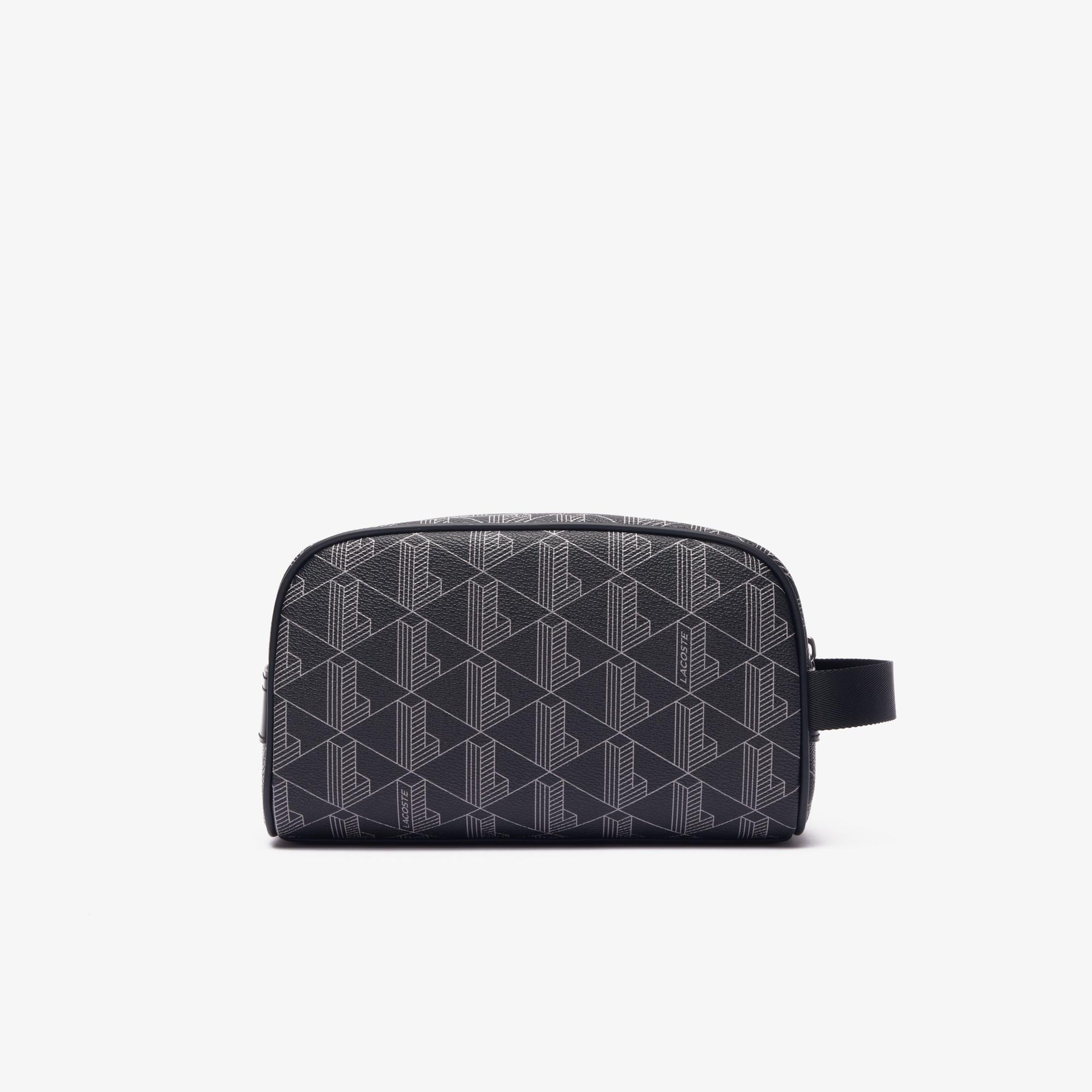 Erkek Monogram Siyah Seyahat Çantası