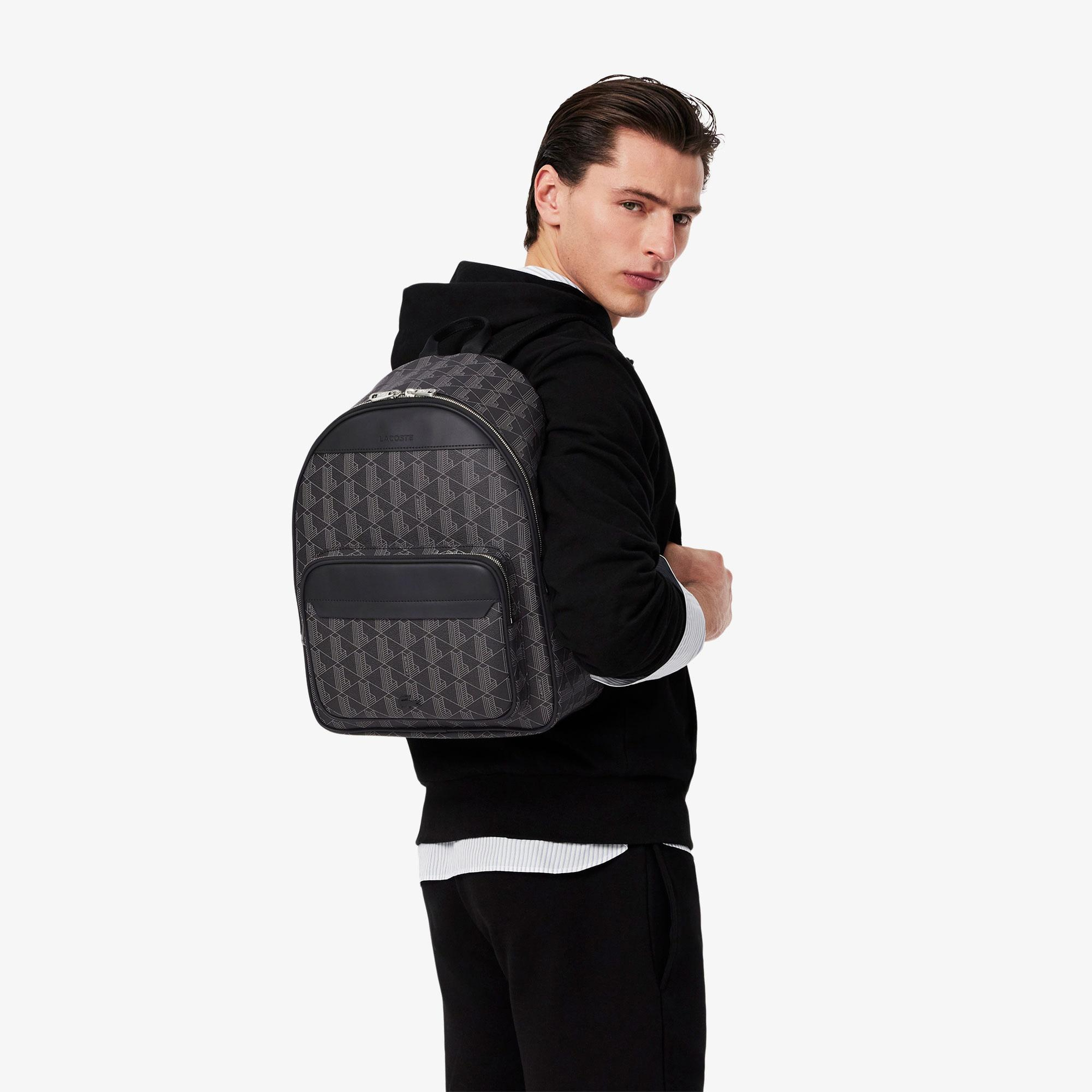 The Blend Erkek Monogram Siyah Sırt Çantası
