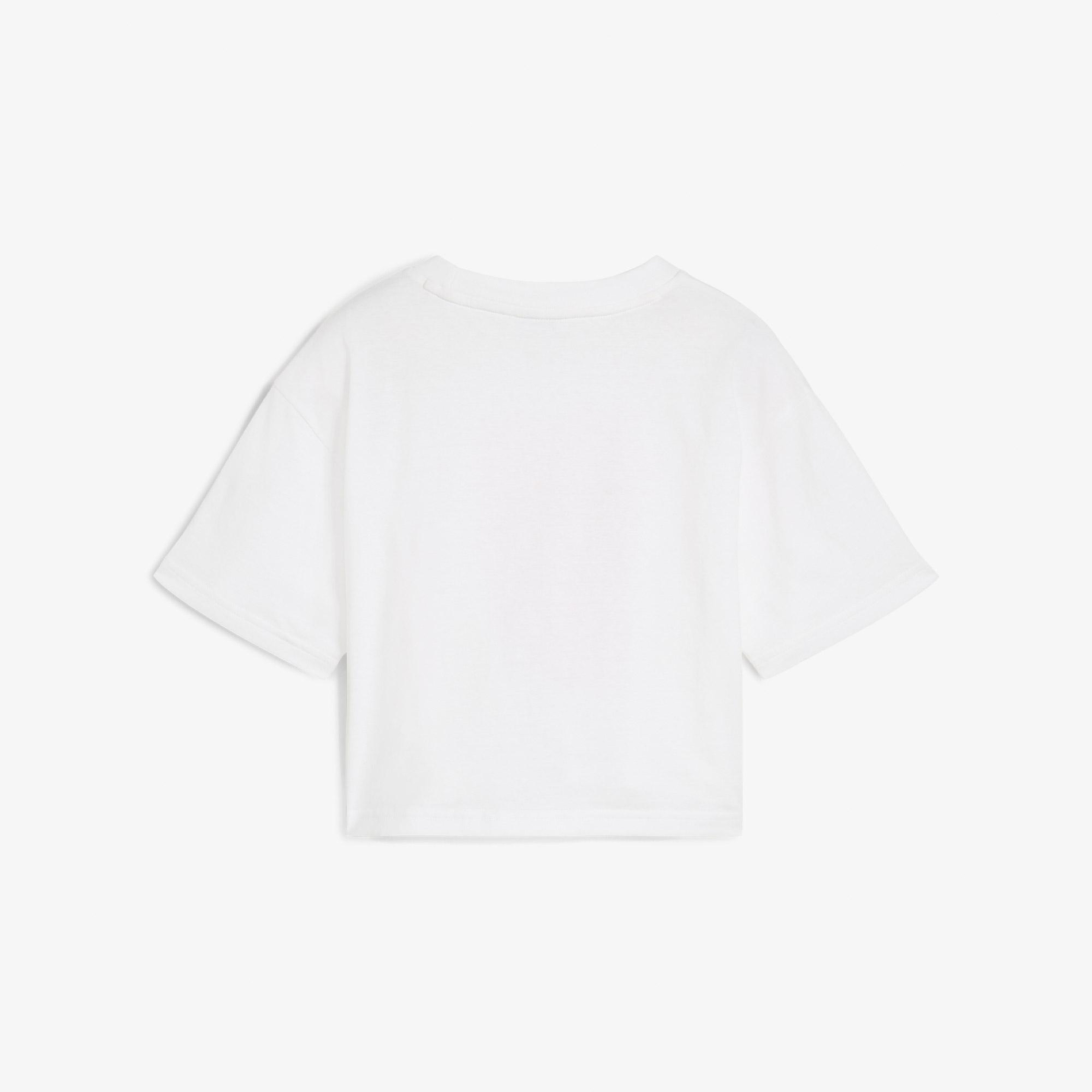 Puma Graphics Length Çocuk Beyaz T-Shirt