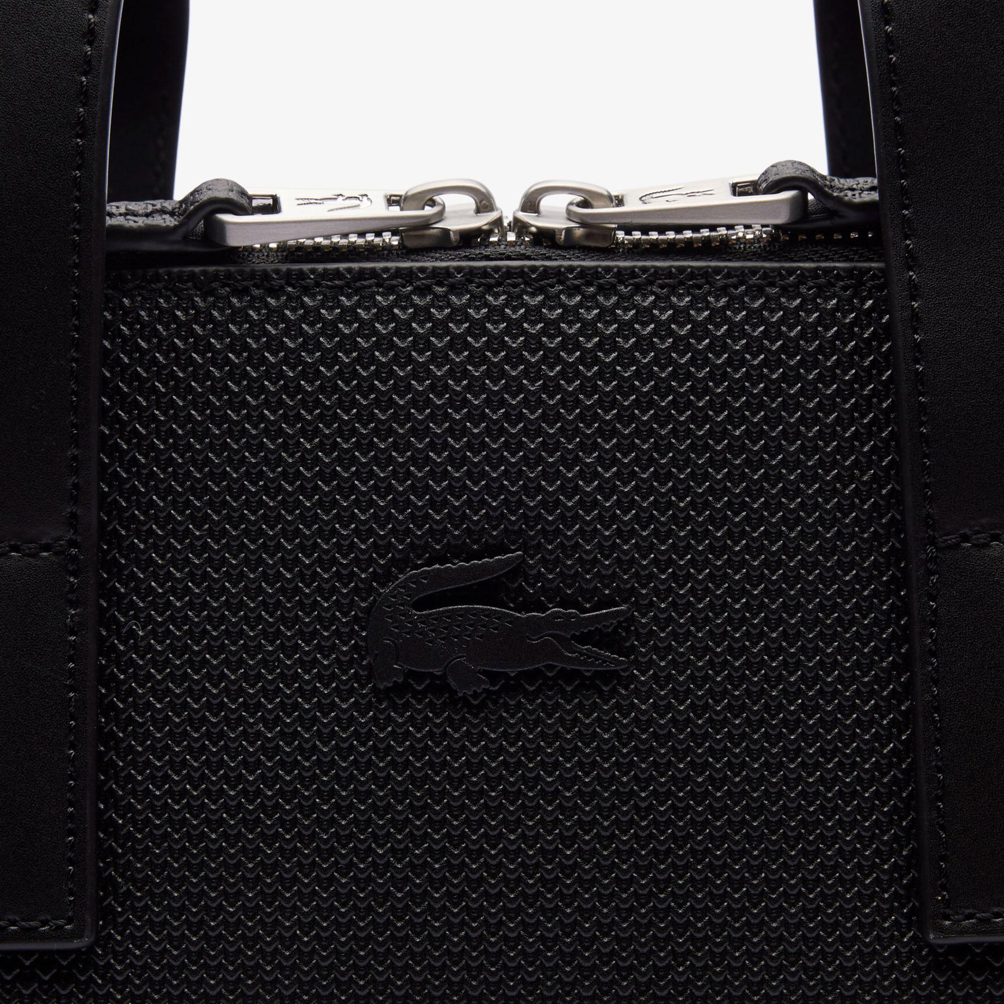Lacoste Chantaco Erkek Deri Siyah Laptop Çantası