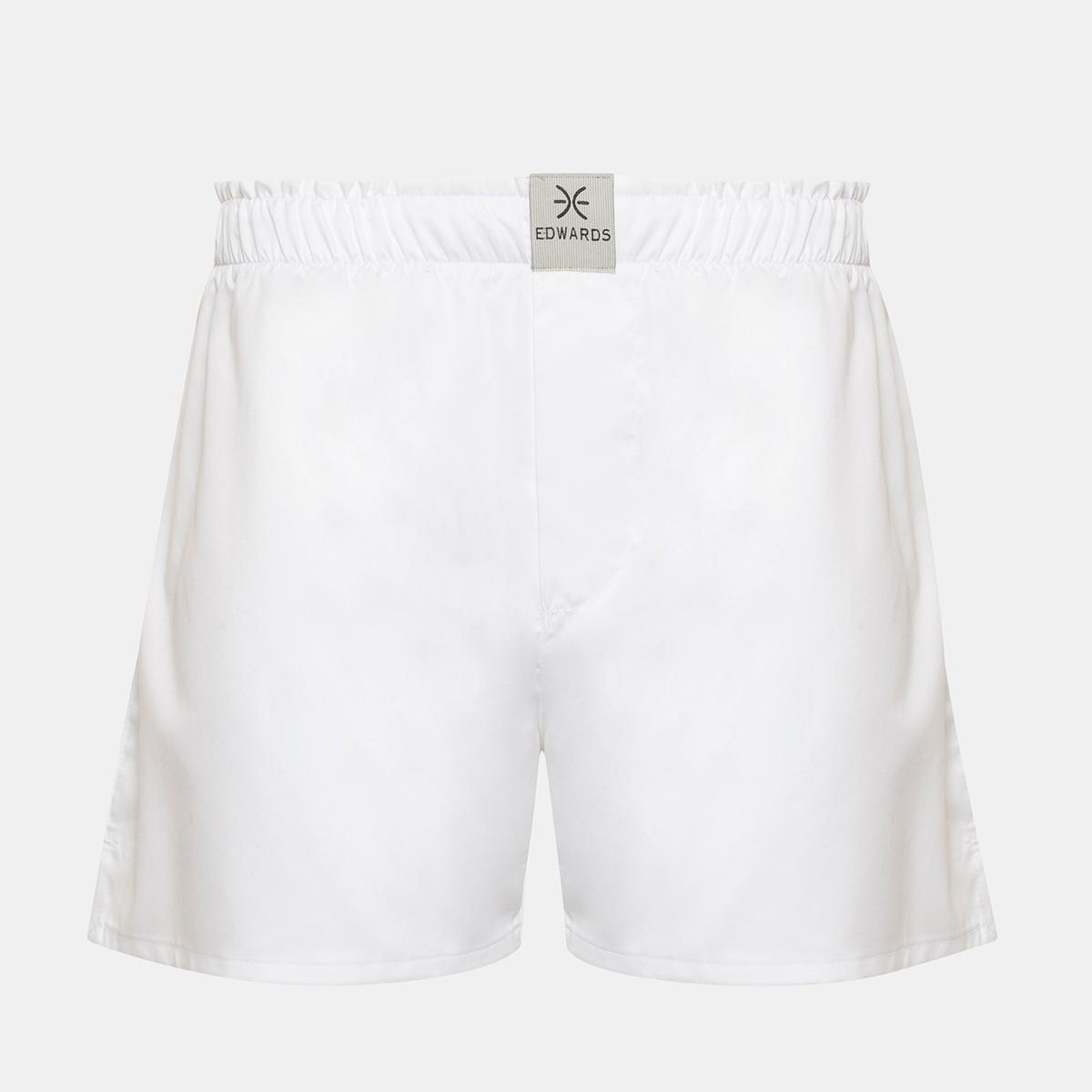 Erkek Beyaz Dokuma Boxer