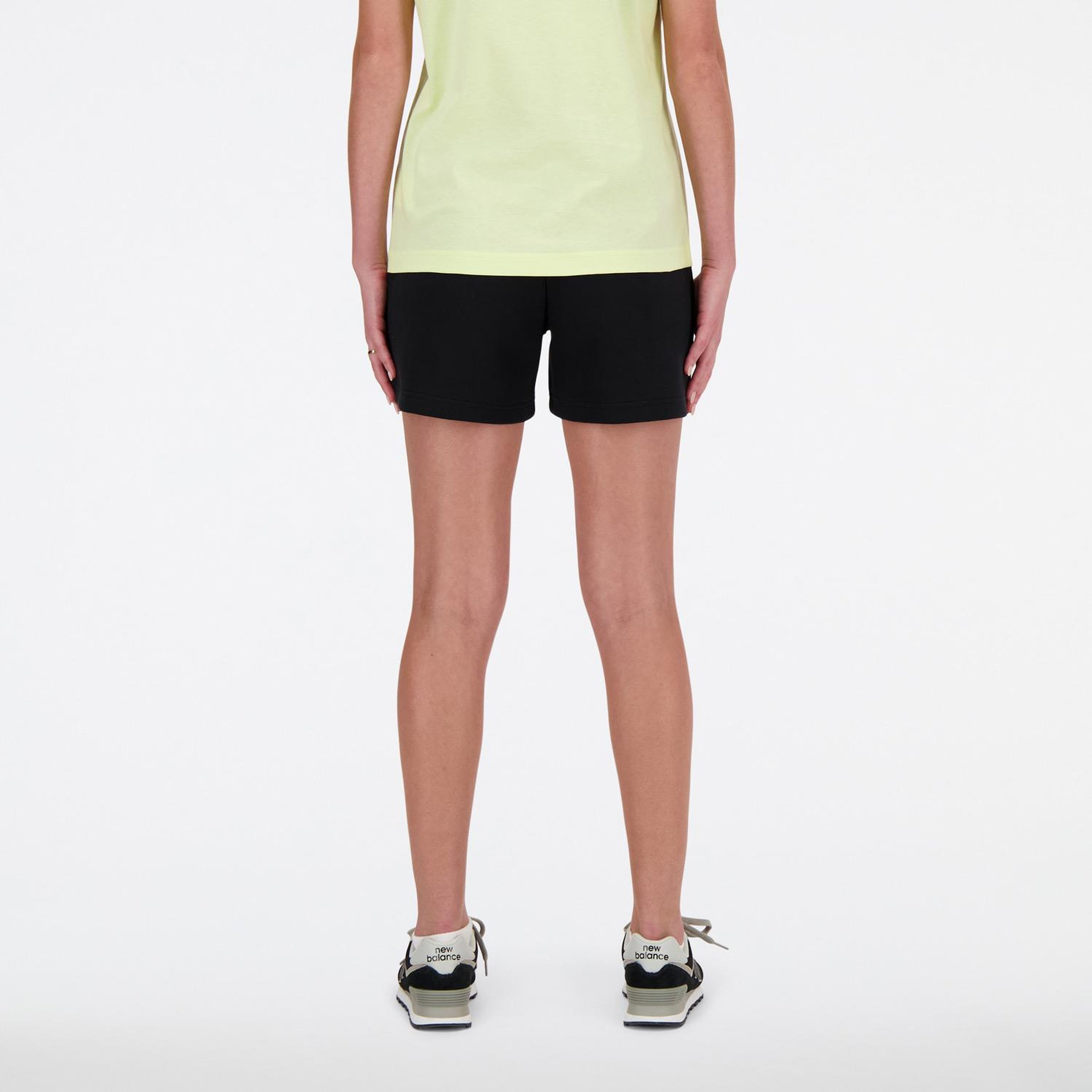 New Balance Hyperembossed Kadın Siyah Antrenman Şort