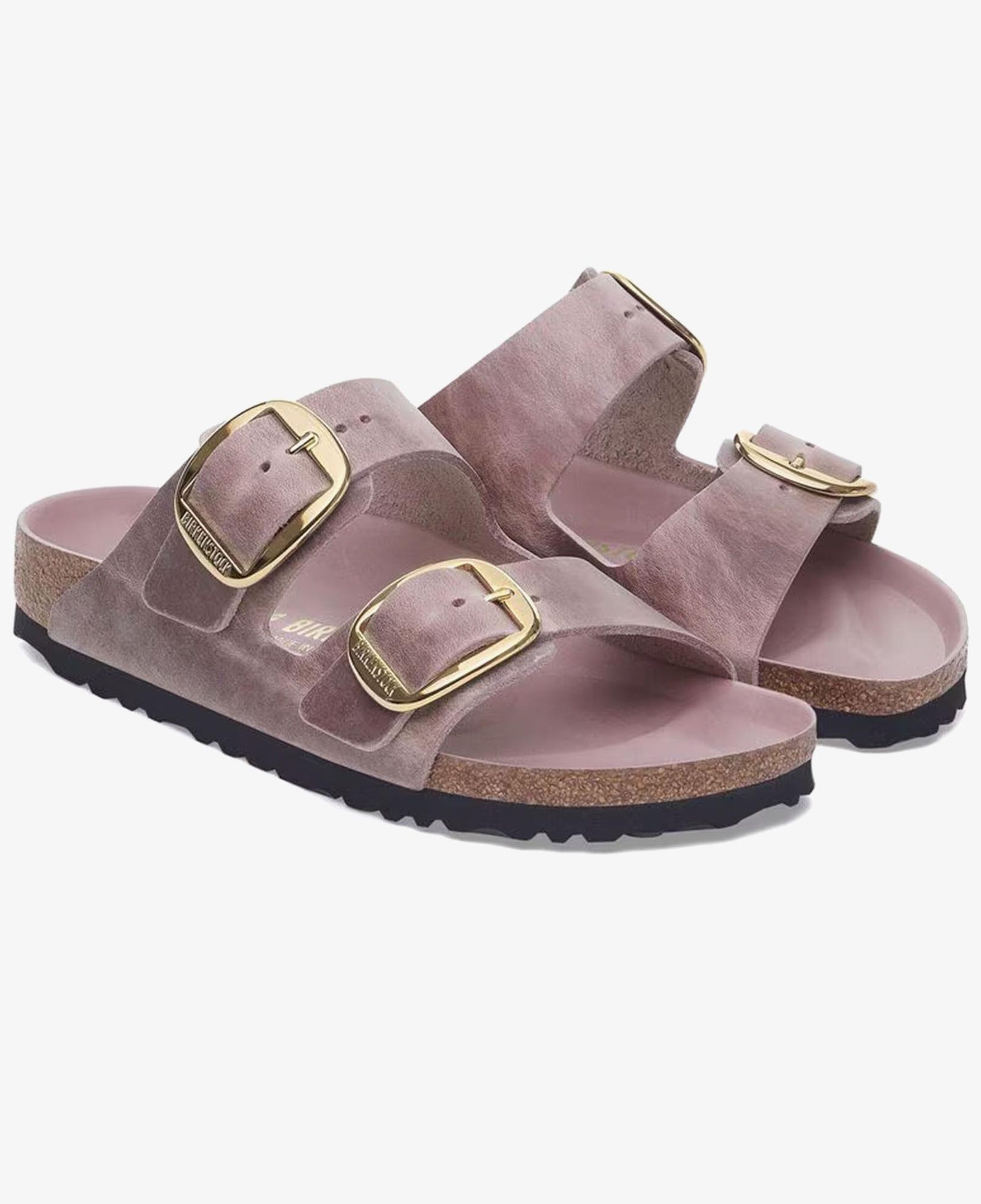 Birkenstock Arizona Big Buckle Leoi Kadın Mor Terlik