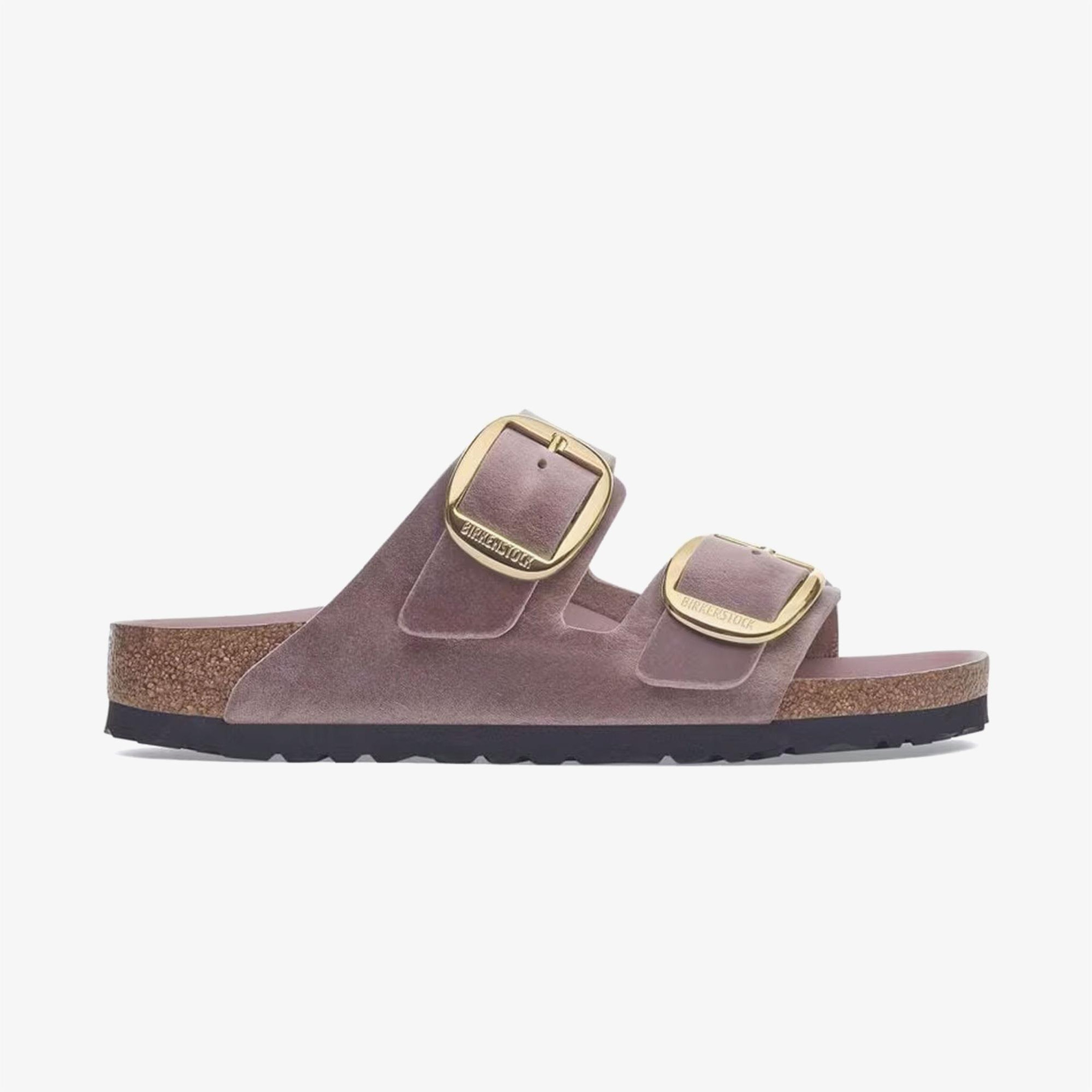 Birkenstock Arizona Big Buckle Leoi Kadın Mor Terlik