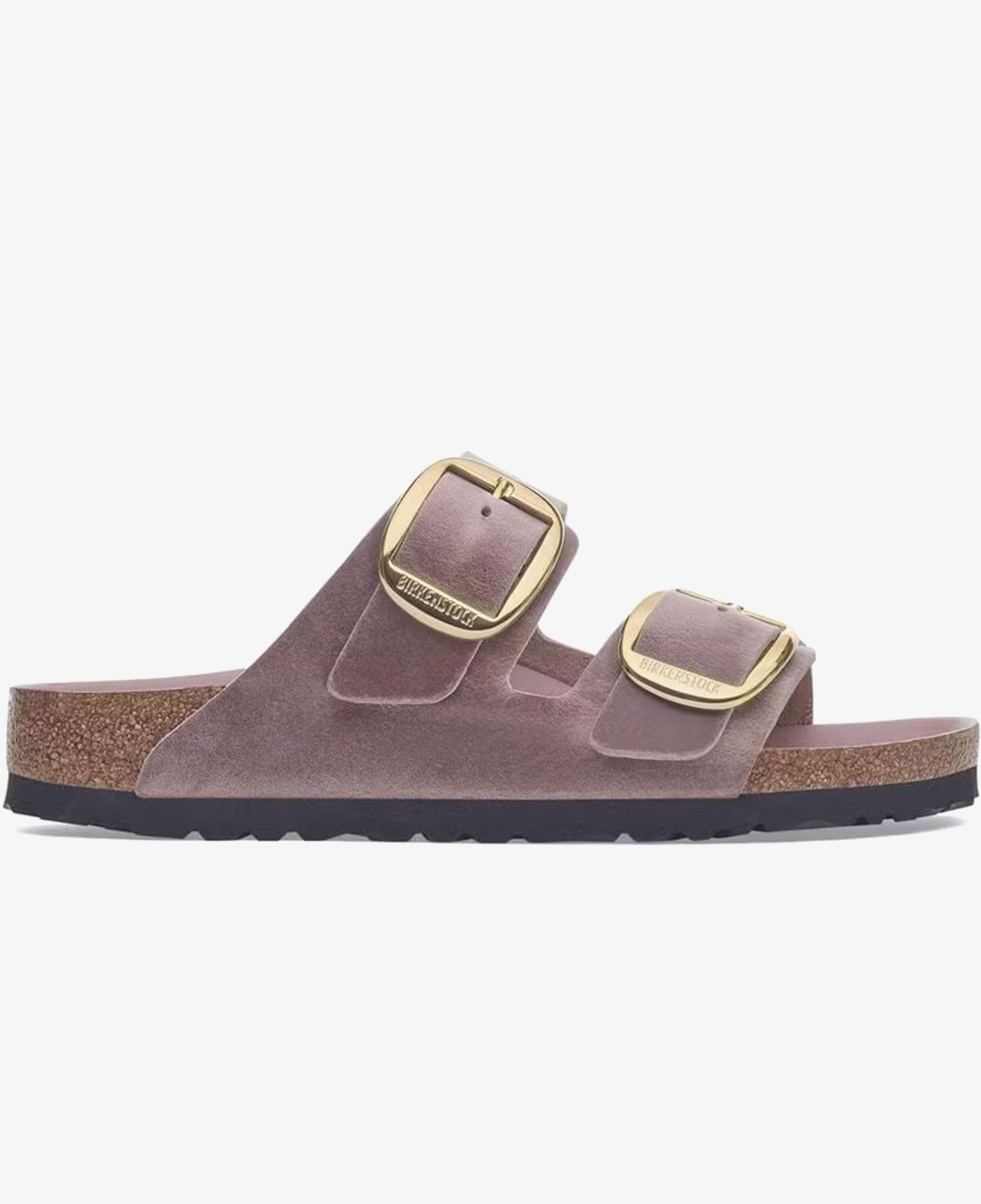 Birkenstock Arizona Big Buckle Leoi Kadın Mor Terlik