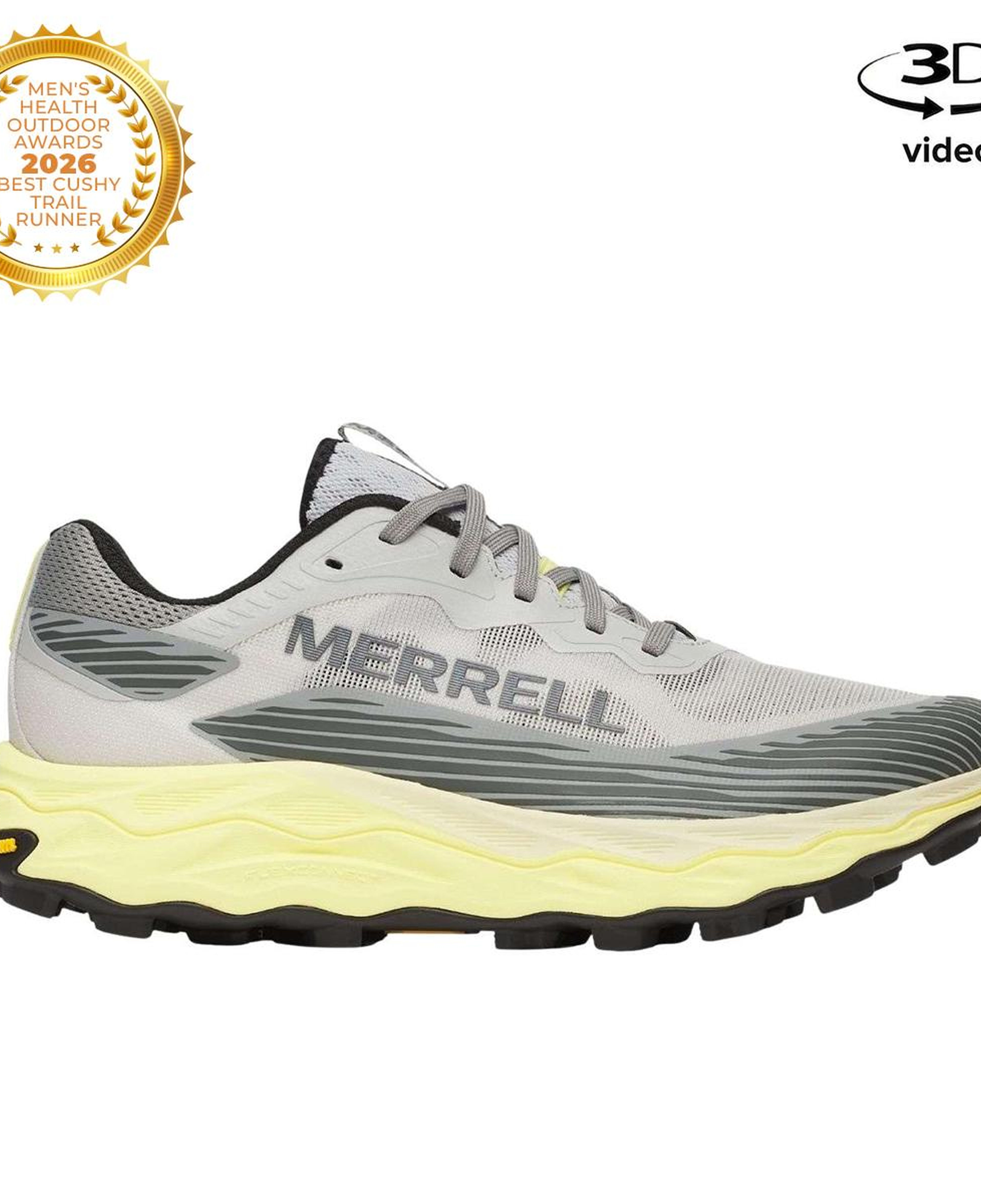 Merrell Agility Peak 6 Erkek Gri Patika Koşusu Ayakkabısı