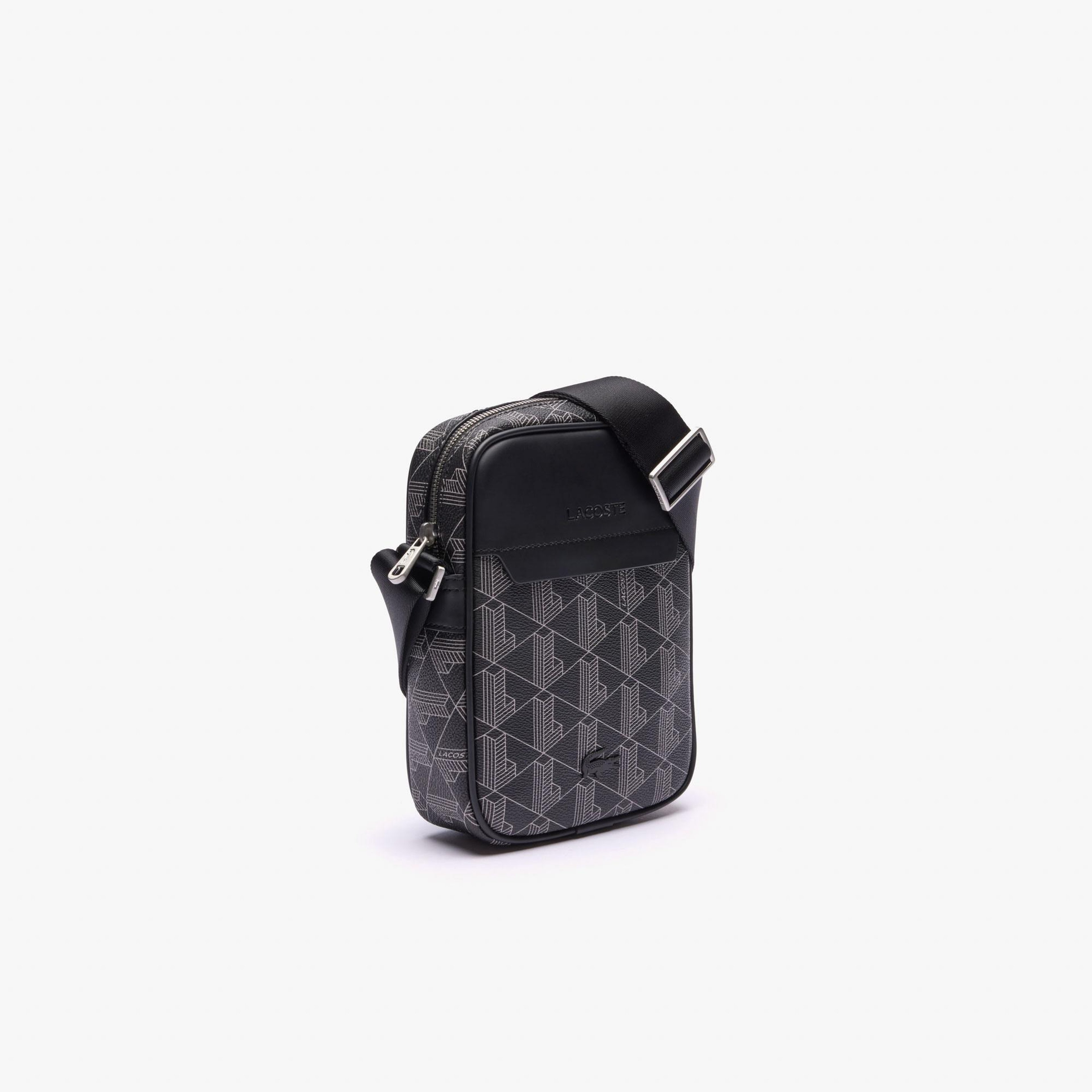 The Blend Erkek Monogram Siyah Postacı Çantası