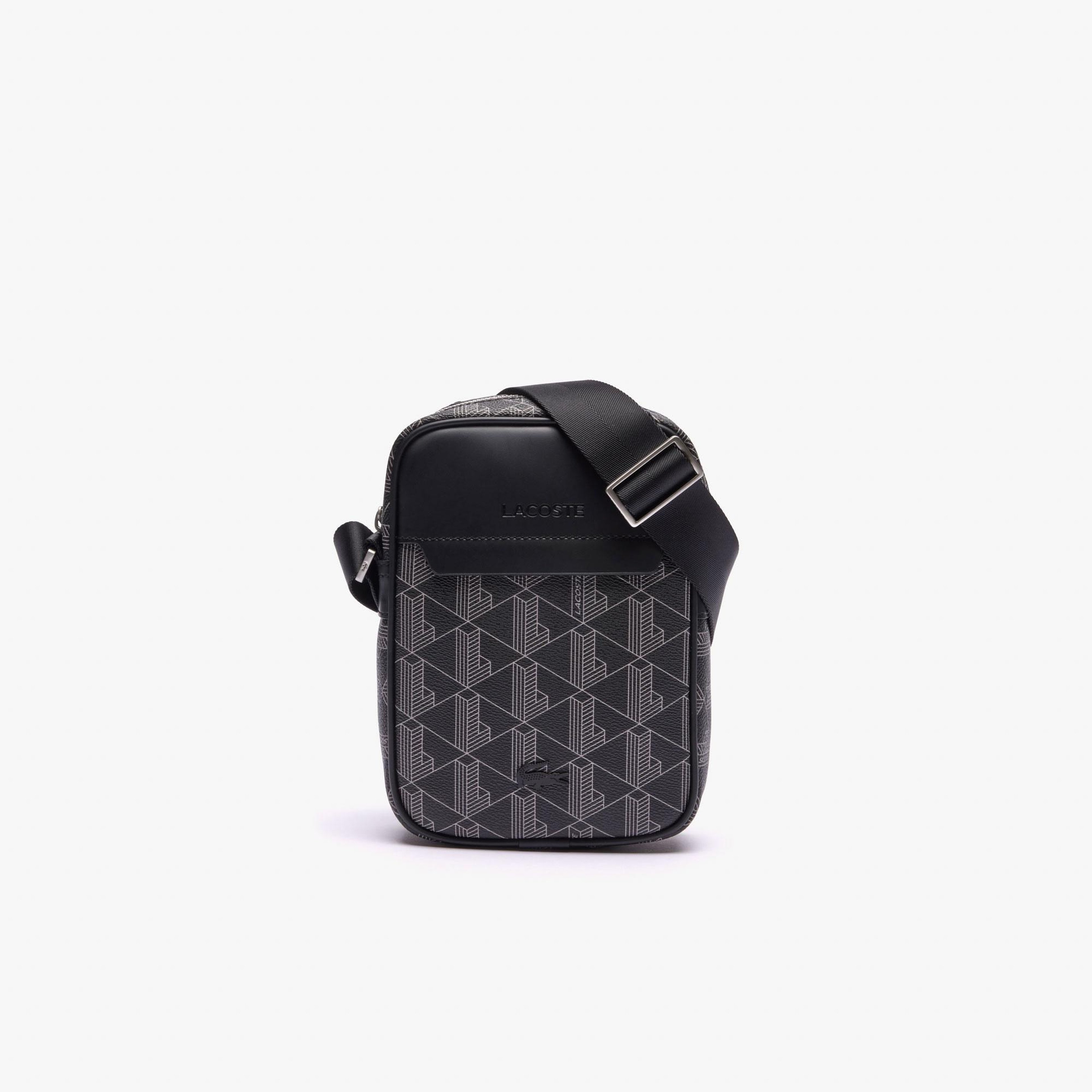 The Blend Erkek Monogram Siyah Postacı Çantası