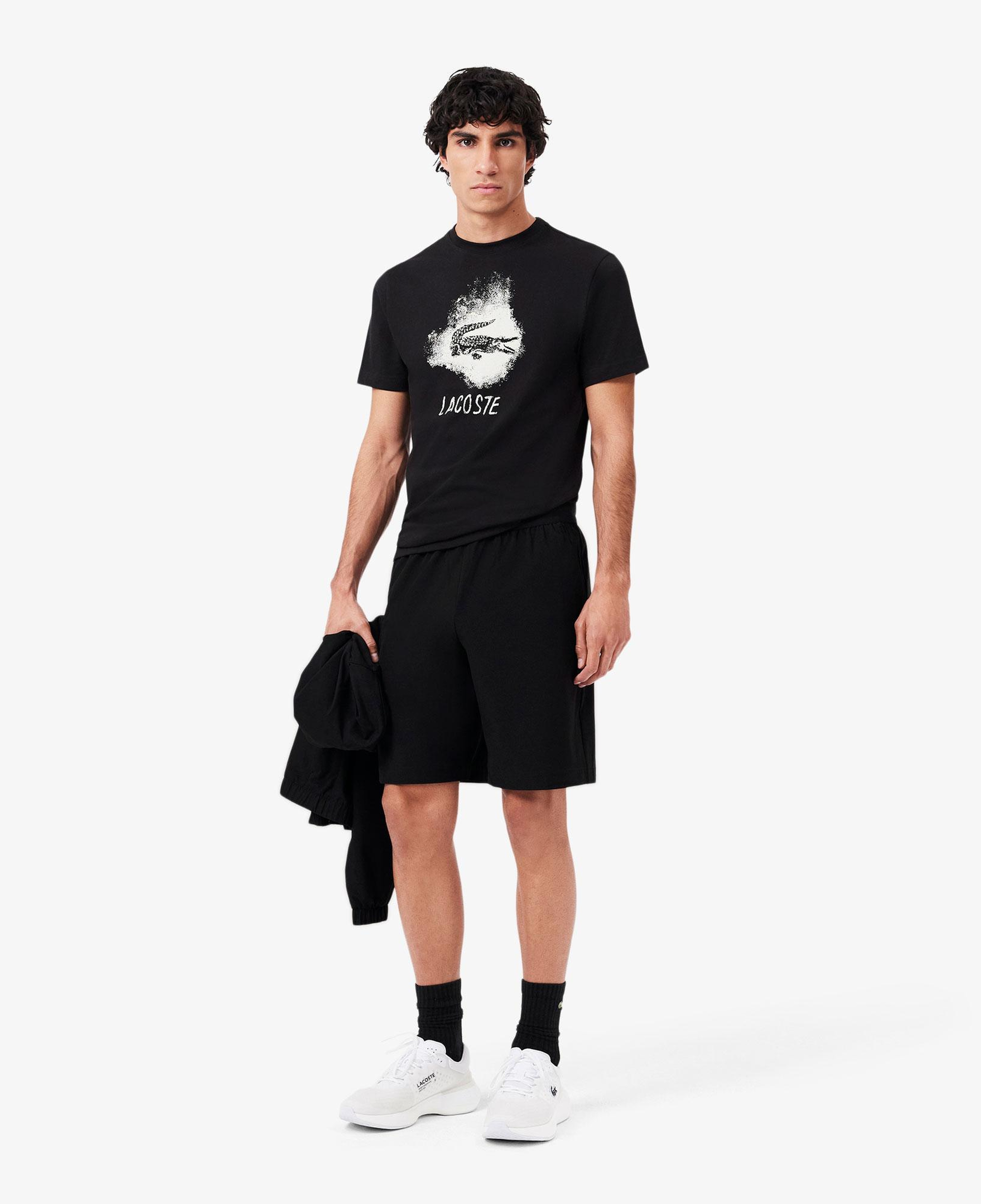 Erkek Regular Fit Siyah Şort