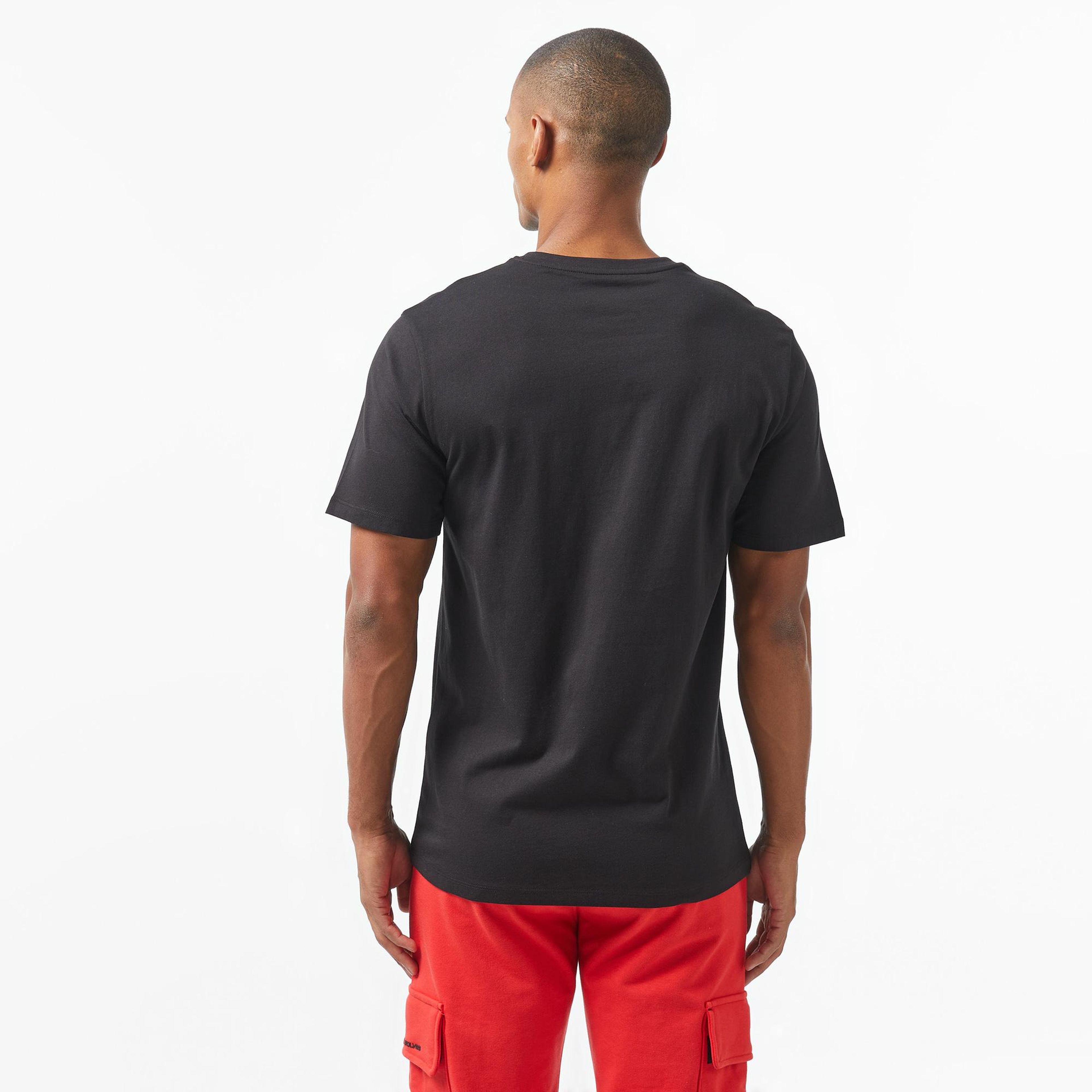 Tactical Wolves Classic Erkek Siyah Günlük T-Shirt