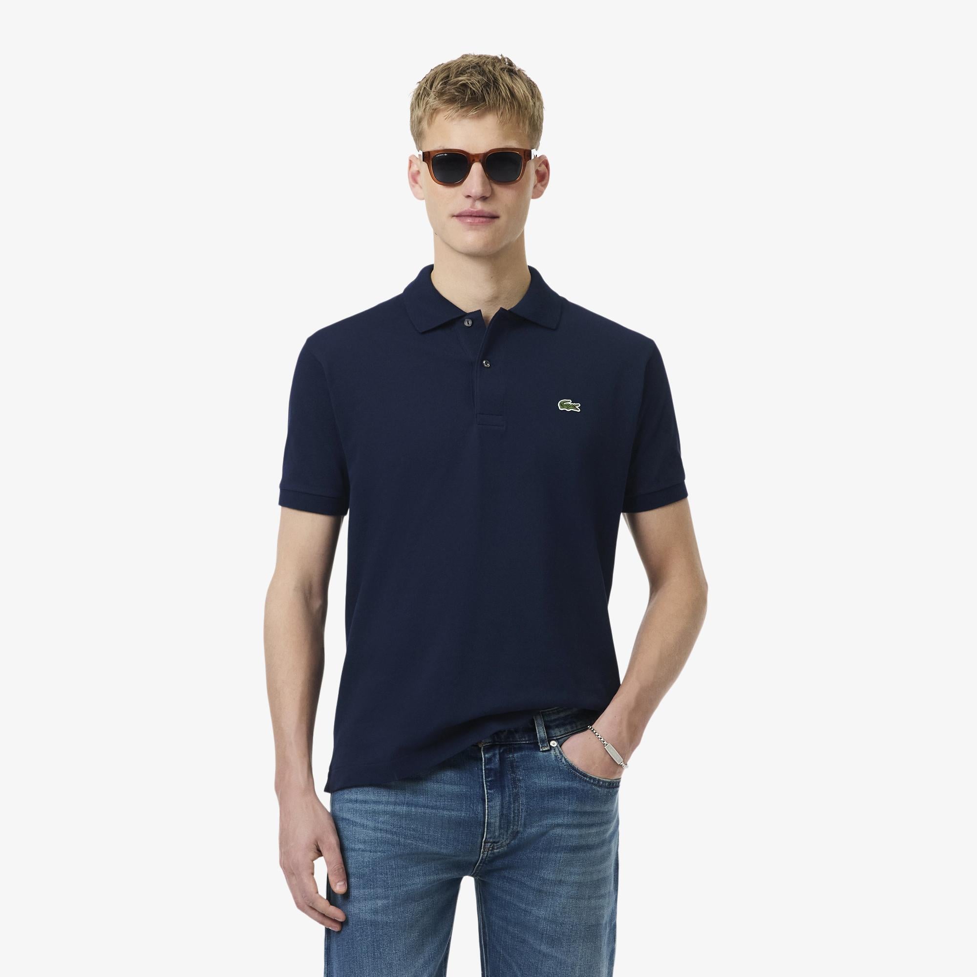 L.12.12 Erkek Classic Fit Lacivert Polo