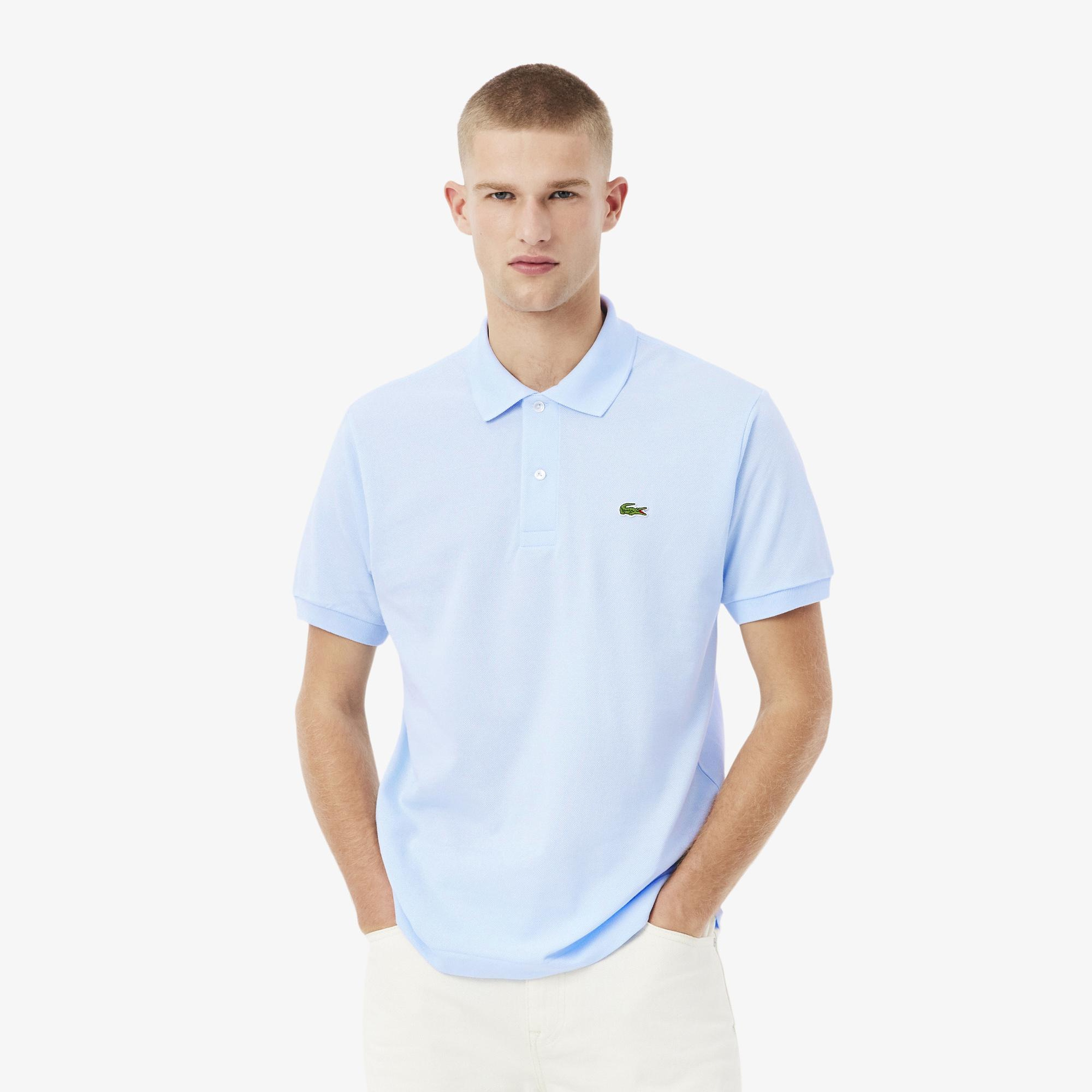 L.12.12 Erkek Classic Fit Açık Mavi Polo