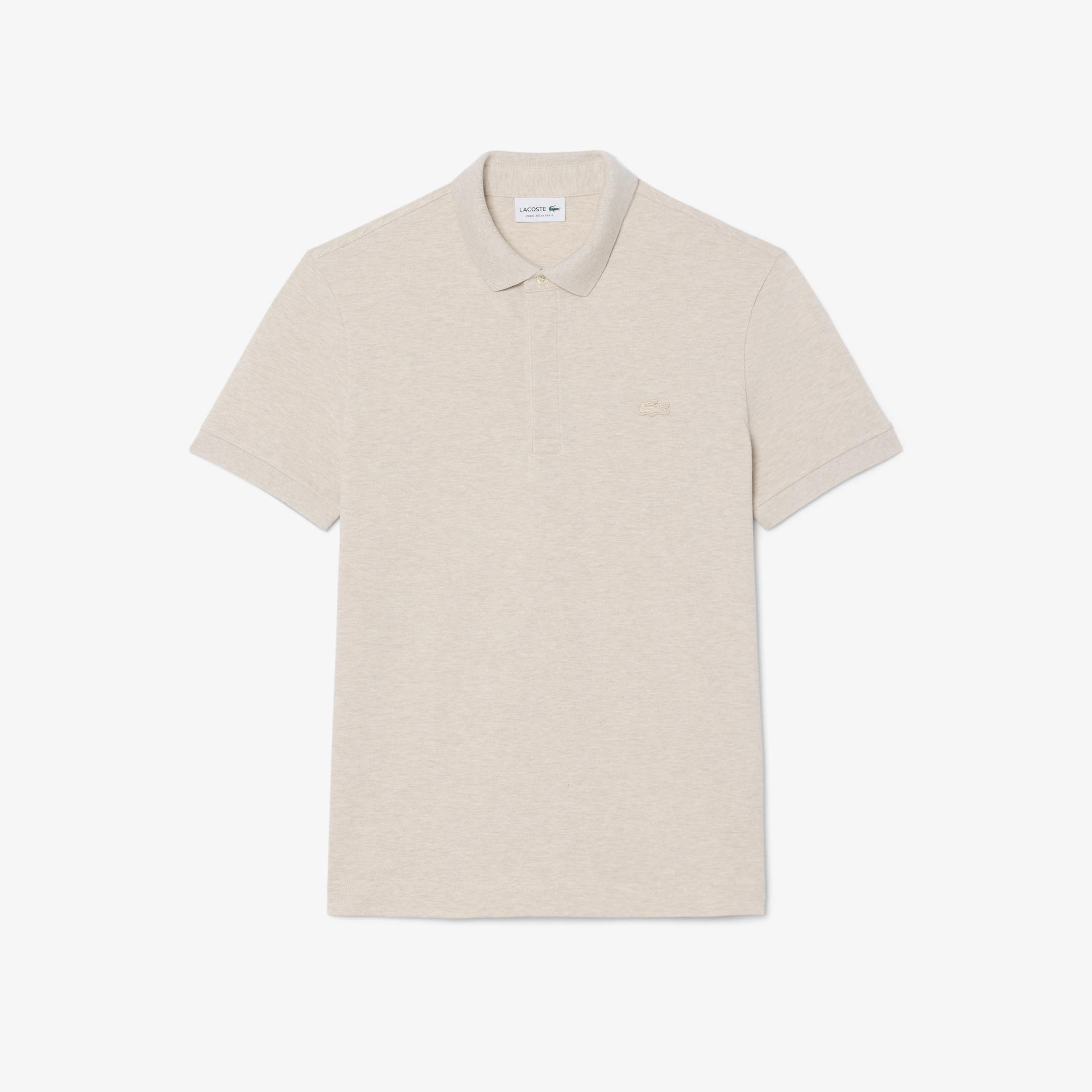 Erkek Regular Fit Bej Paris Polo