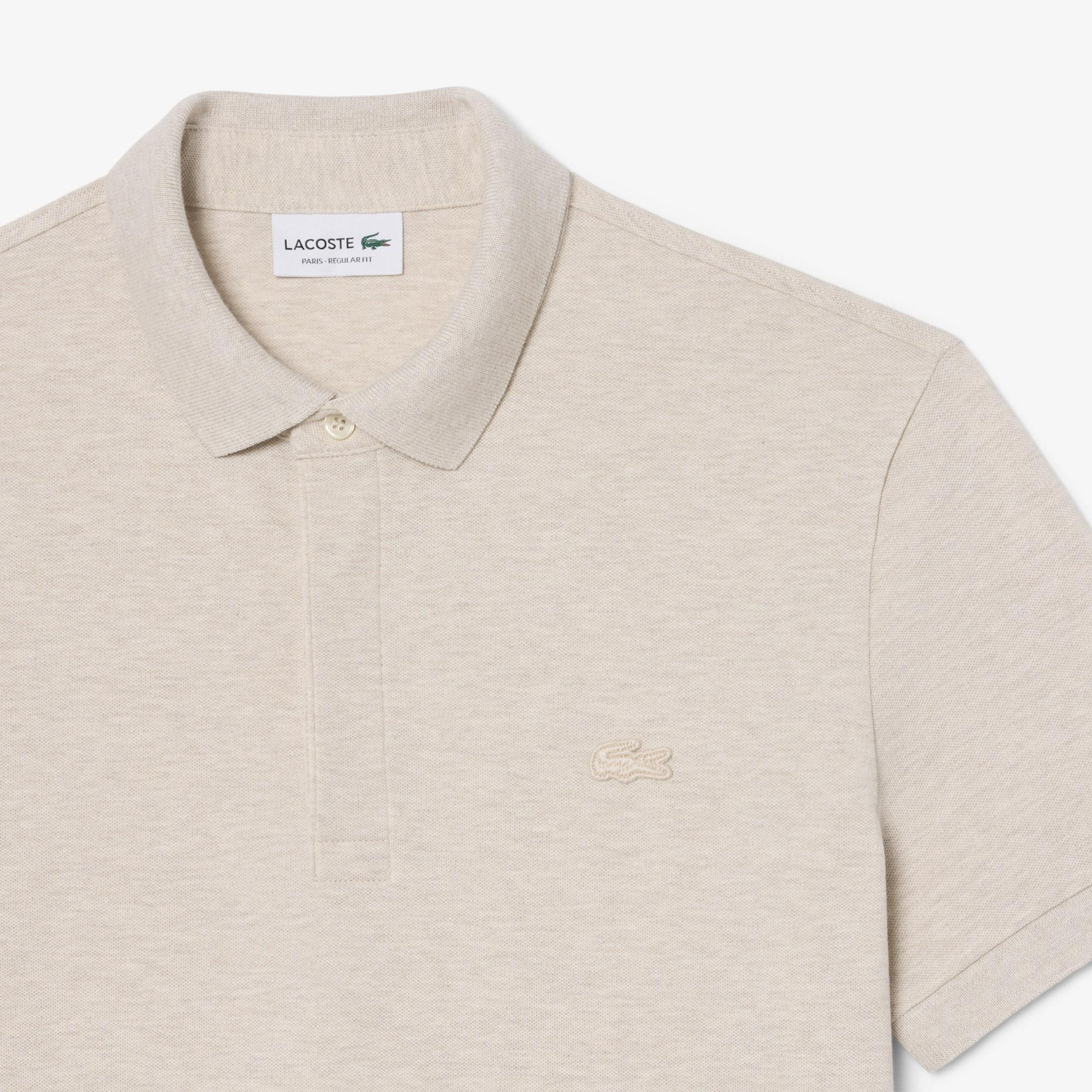 Erkek Regular Fit Bej Paris Polo