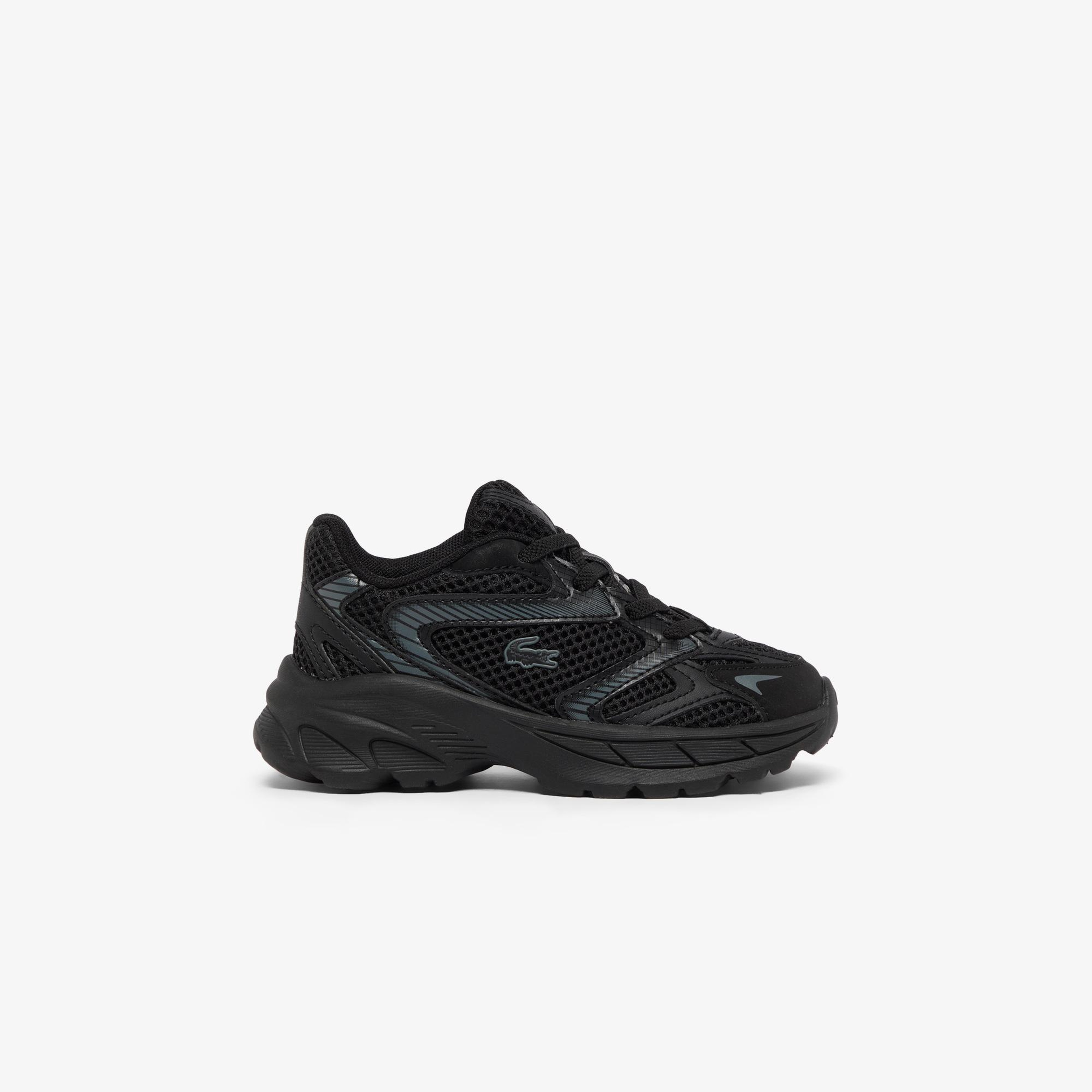 L003 Neo Shot Çocuk Siyah Sneaker