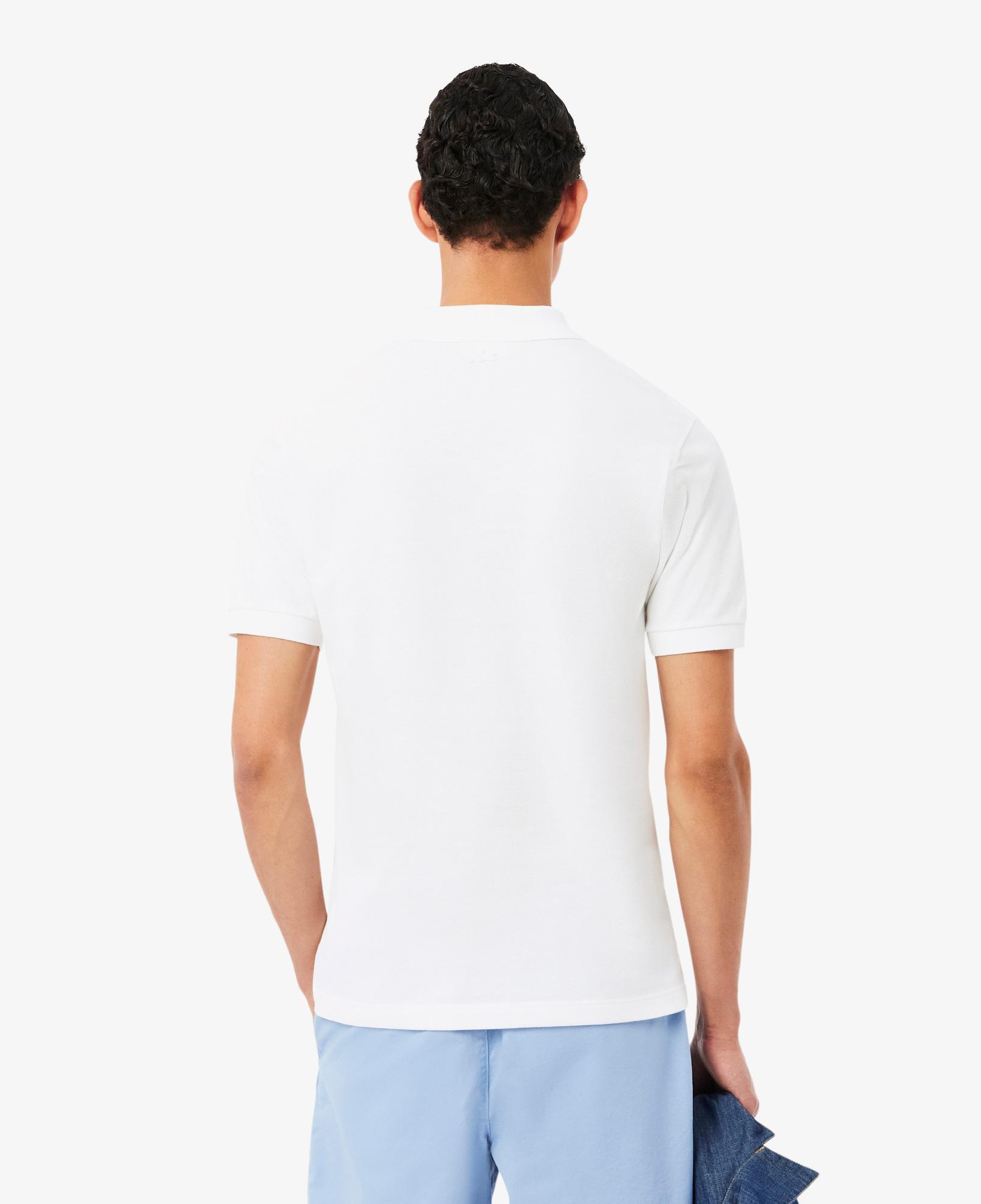 Erkek Classic Fit Beyaz Polo