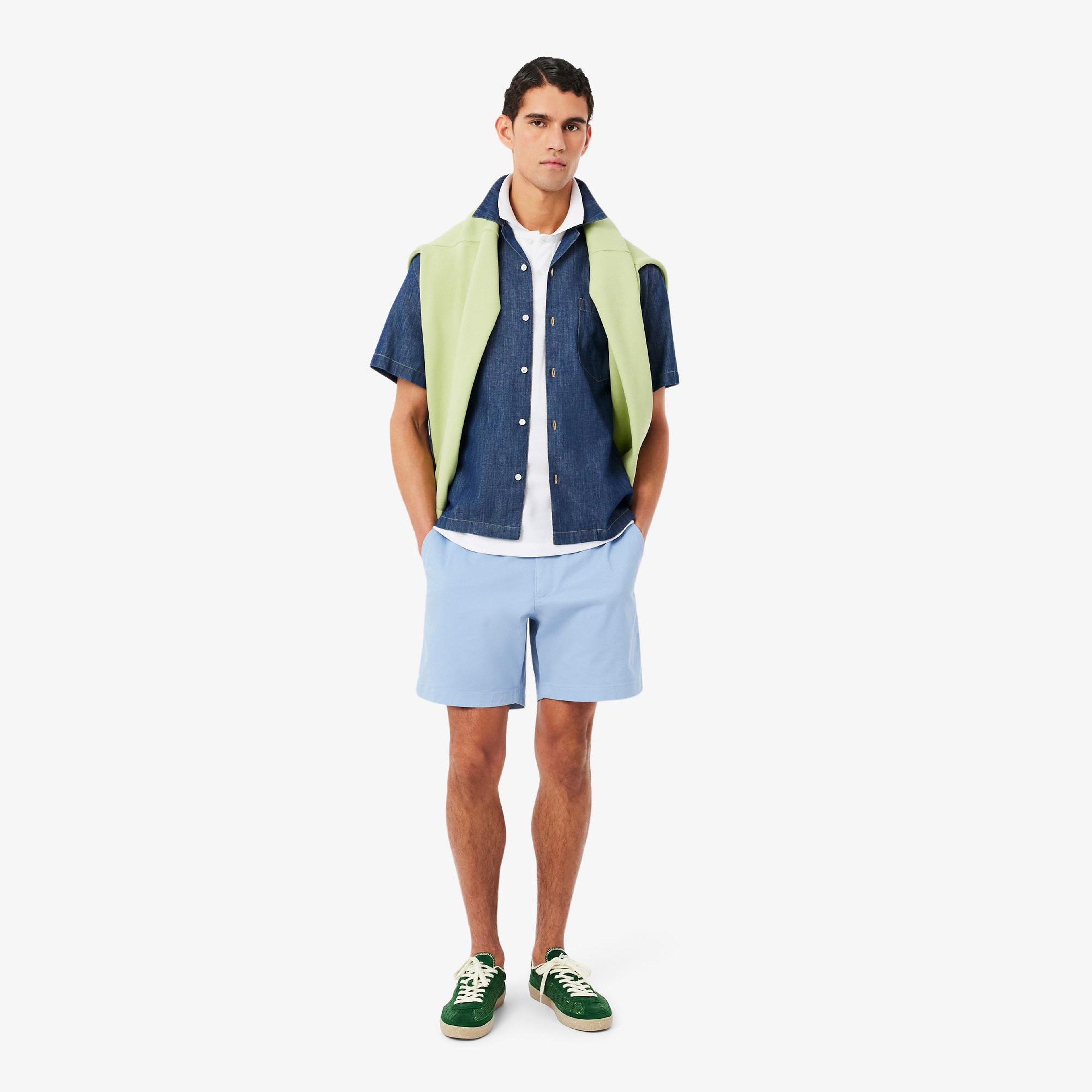 Erkek Classic Fit Beyaz Polo