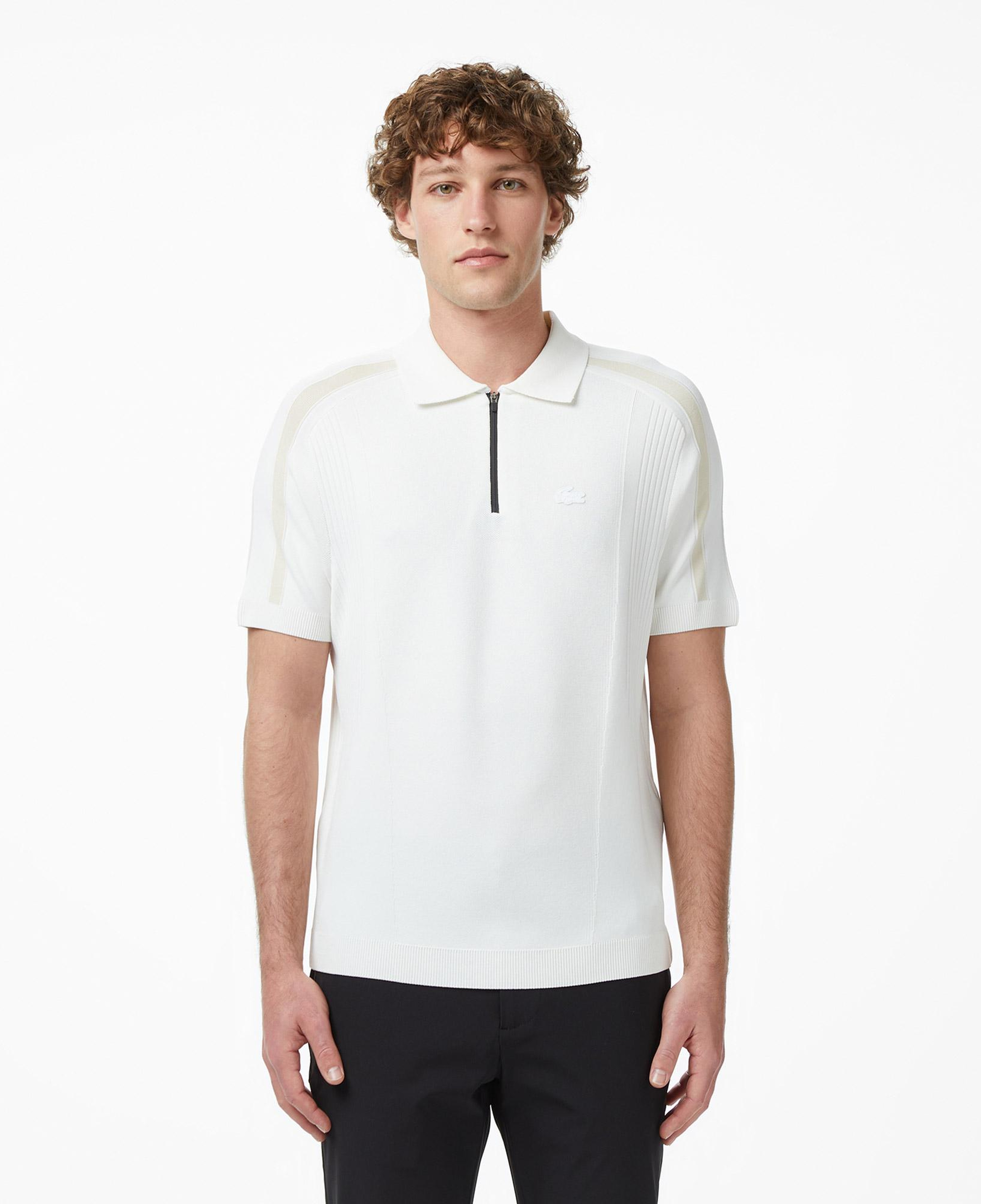 Erkek Classic Fit Kısa Kollu Polo Yaka Krem Triko