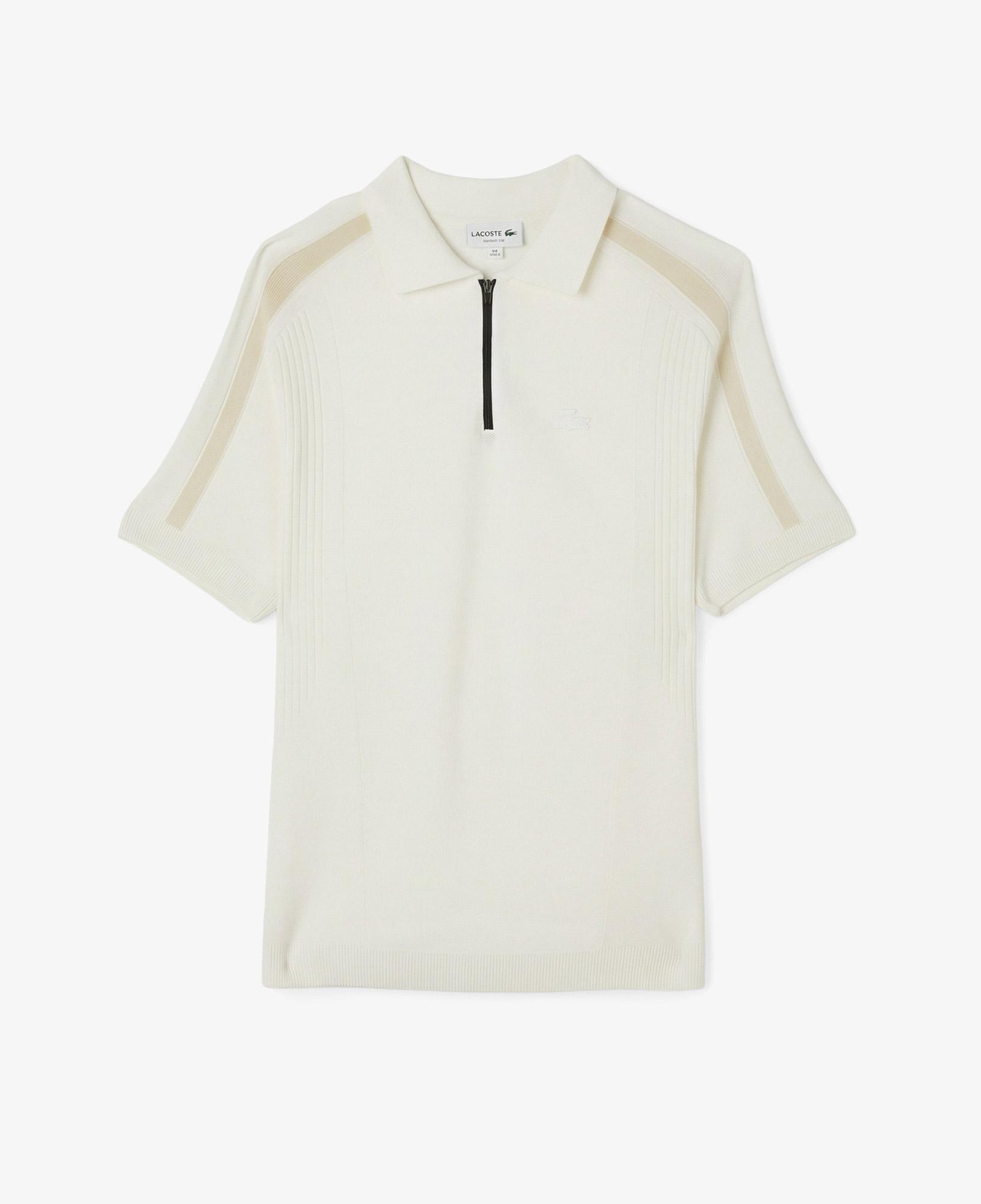 Erkek Classic Fit Kısa Kollu Polo Yaka Krem Triko