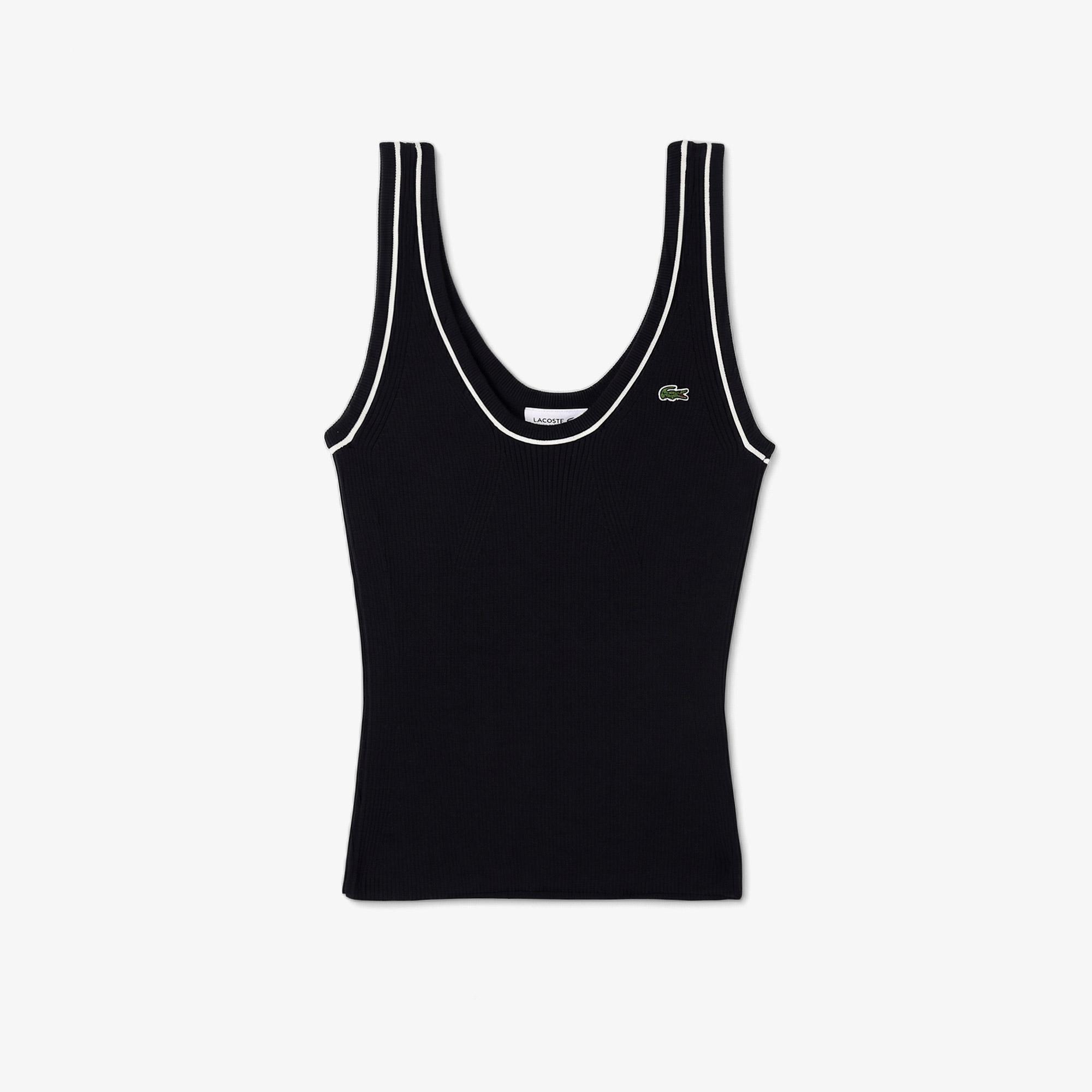 Kadın Slim Fit Lacivert Bluz