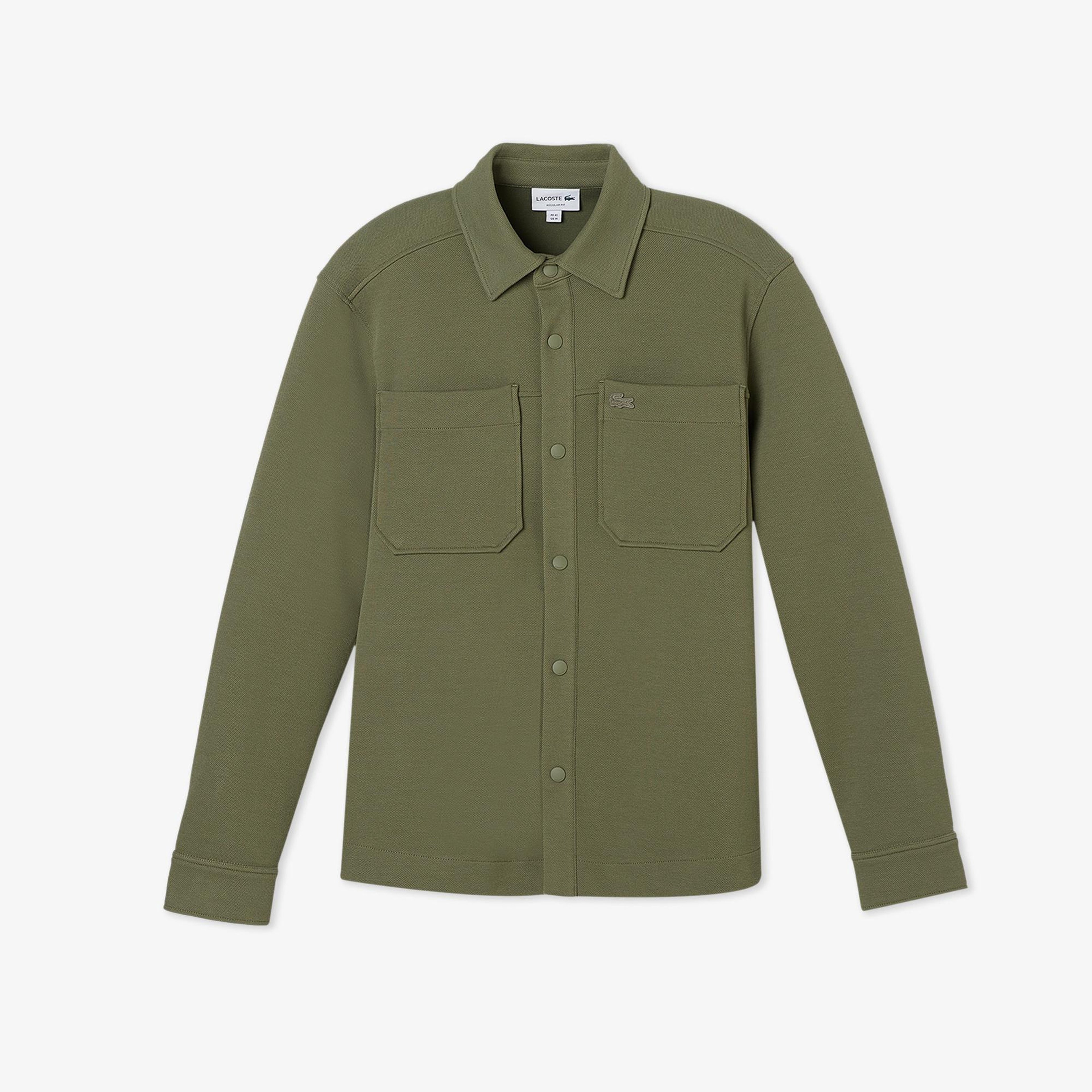 Erkek Regular Fit Haki Gömlek
