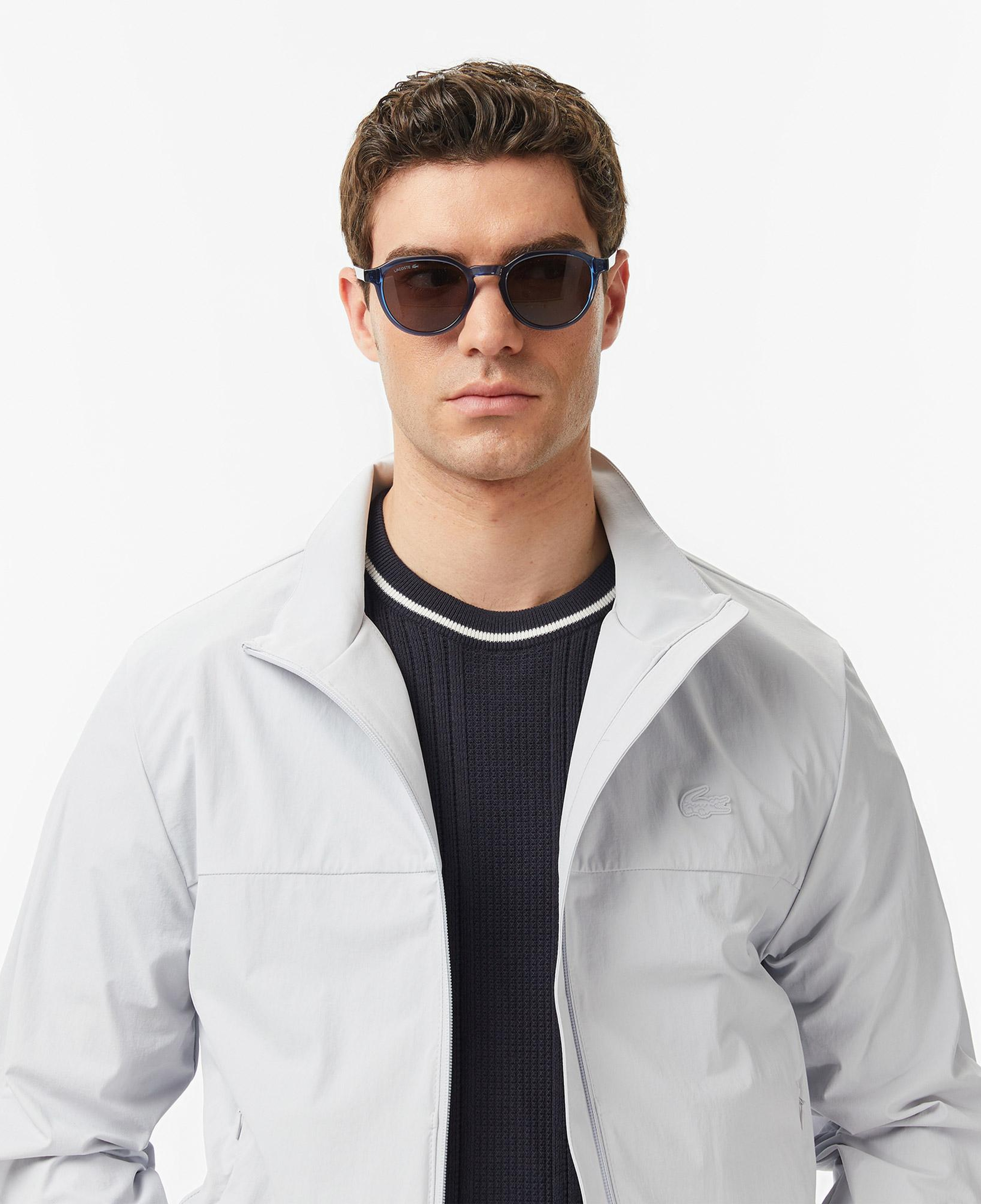 Erkek Regular Fit Dik Yaka Gri Mont