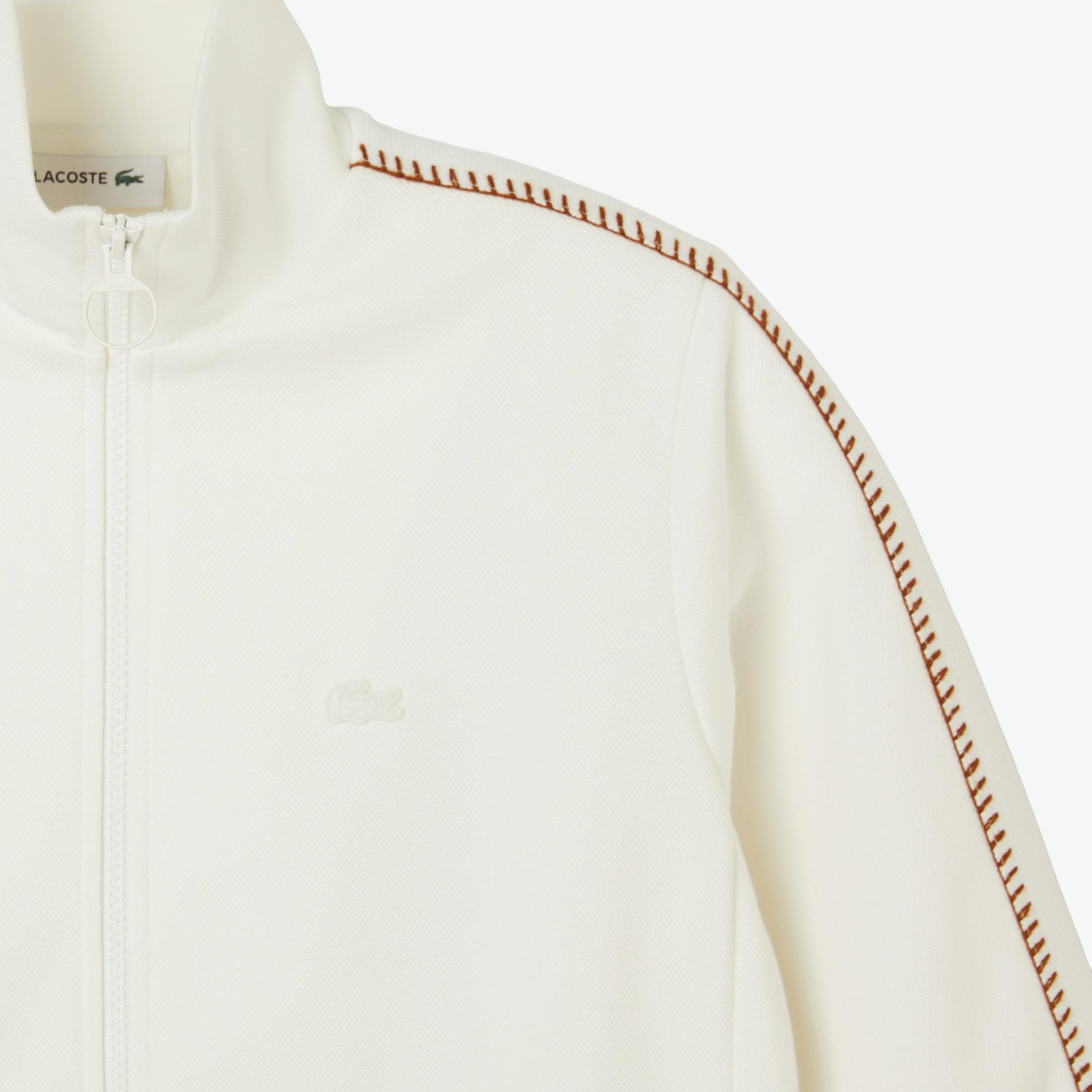 Kadın Regular Fit Dik Yaka Krem Sweatshirt