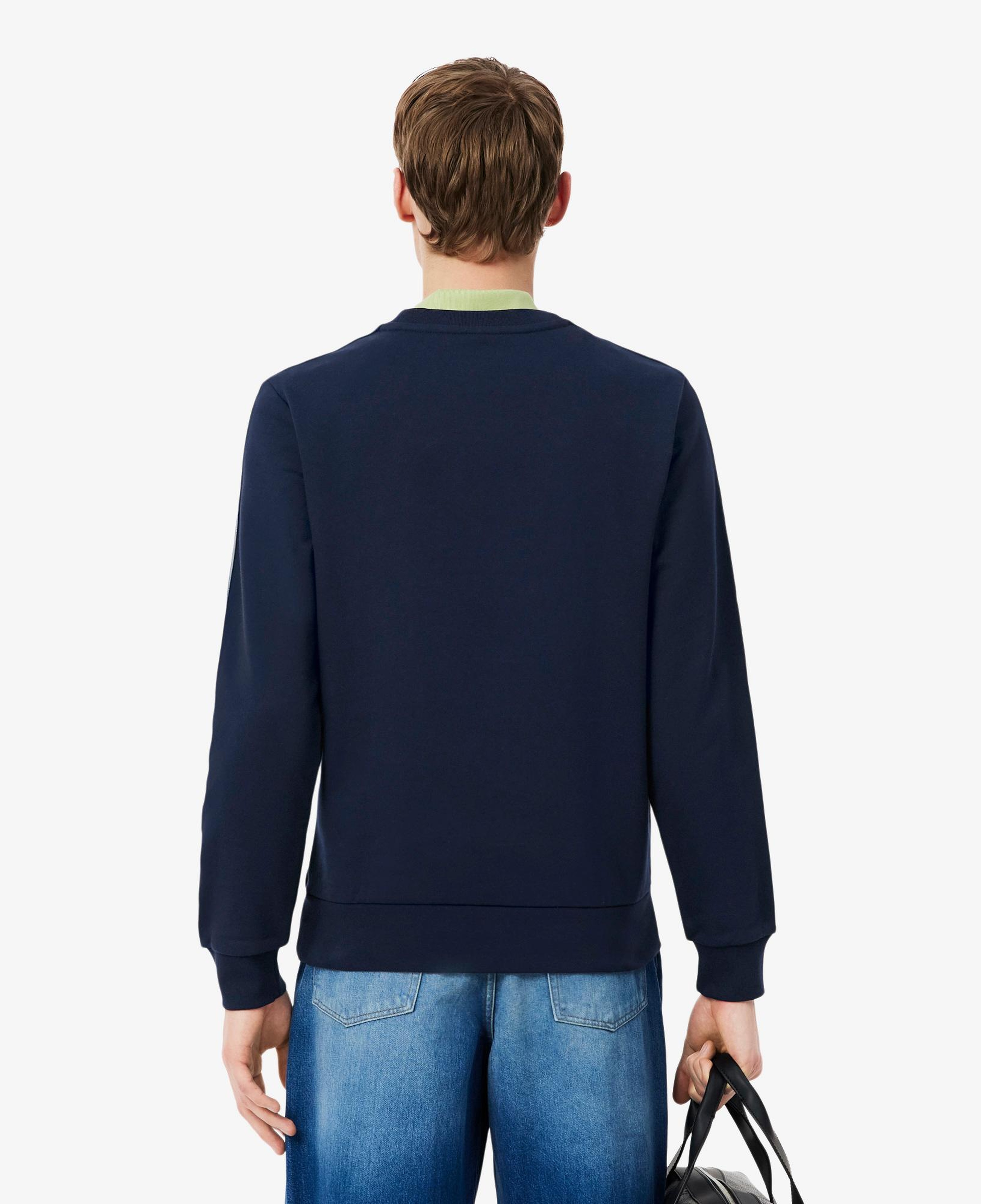 Erkek Classic Fit Bisiklet Yaka Lacivert Sweatshirt