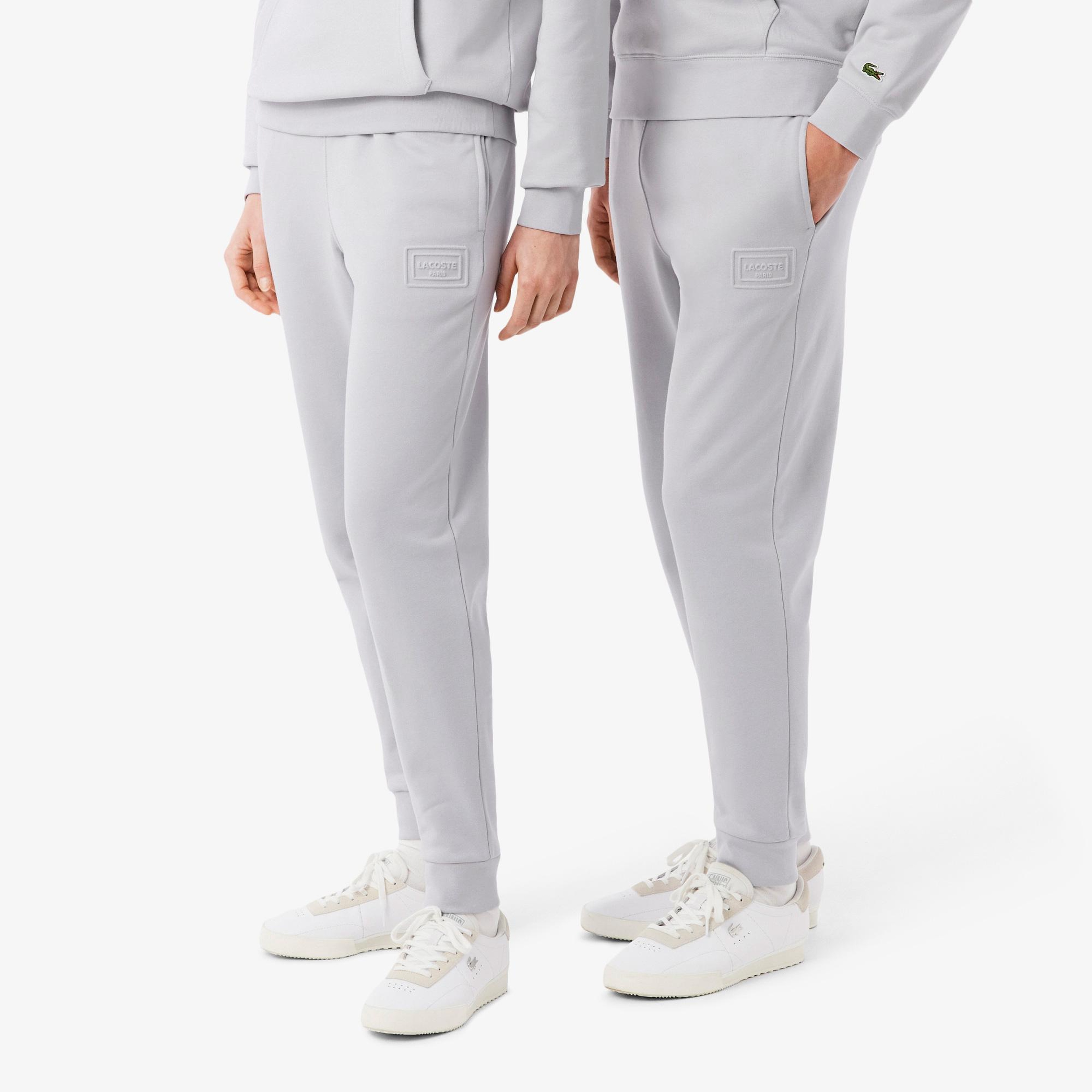 Unisex Tapered Fit Gri Eşofman Altı