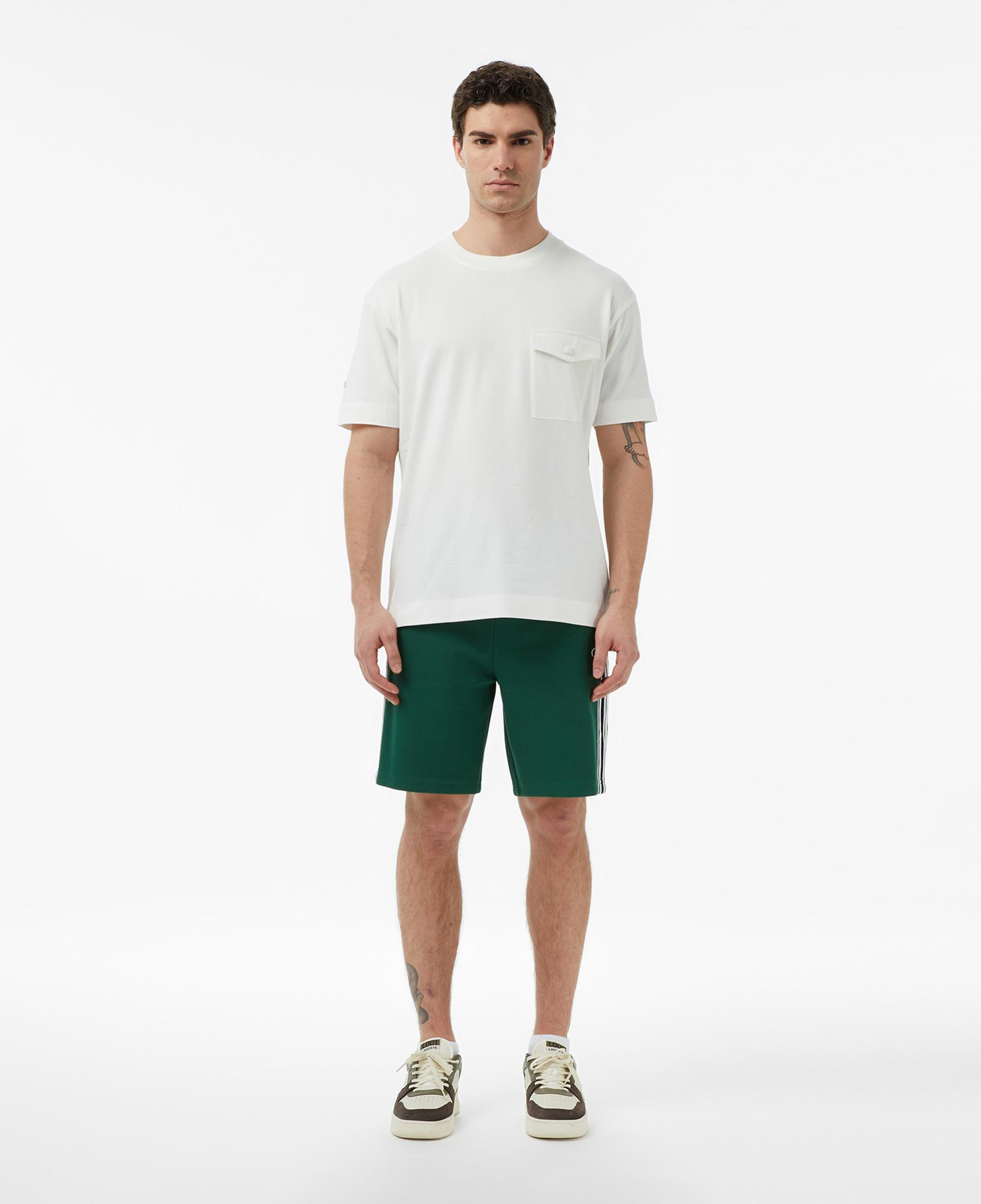 Erkek Regular Fit Koyu Yeşil Şort
