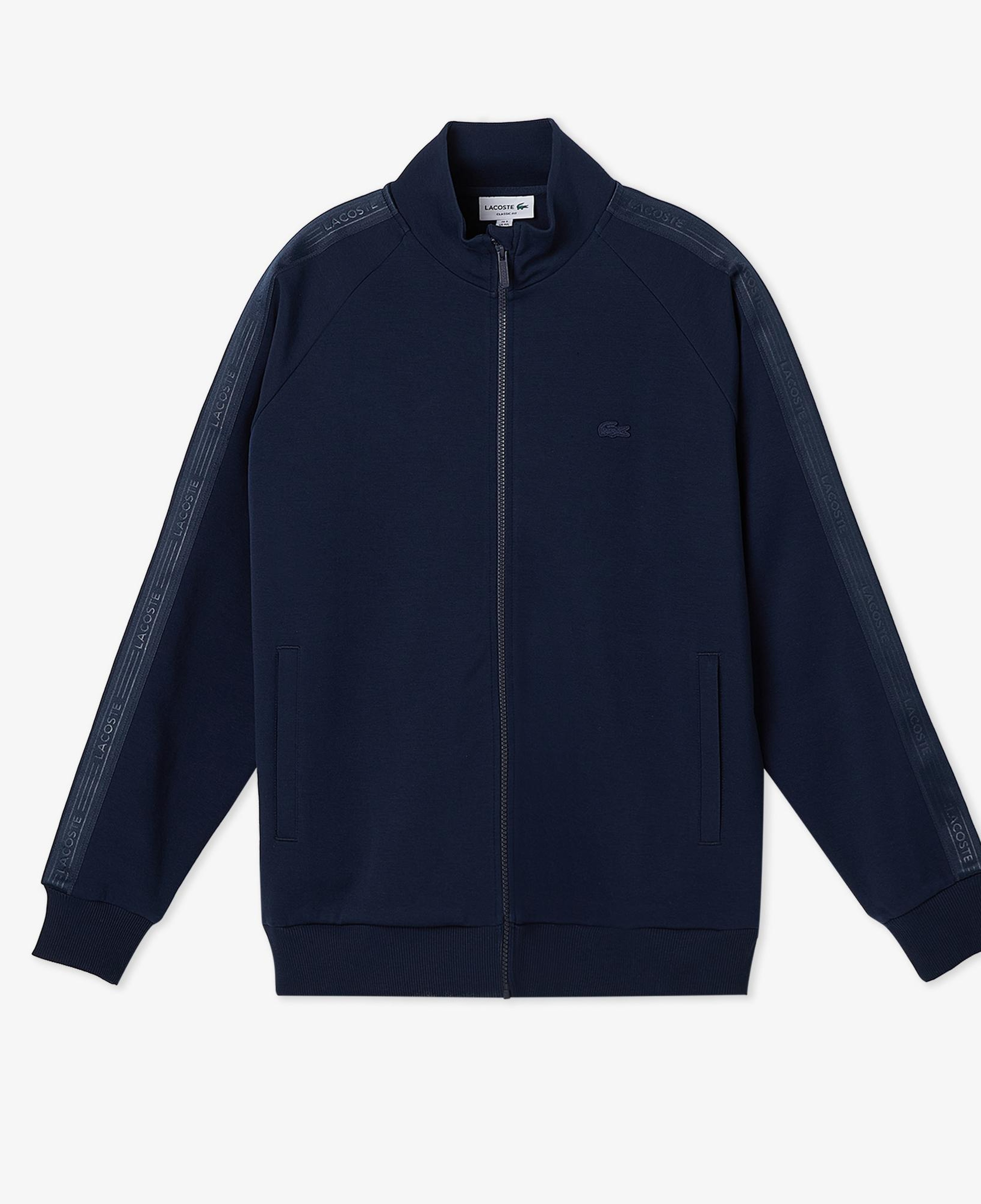Erkek Classic Fit Dik Yaka Lacivert Sweatshirt