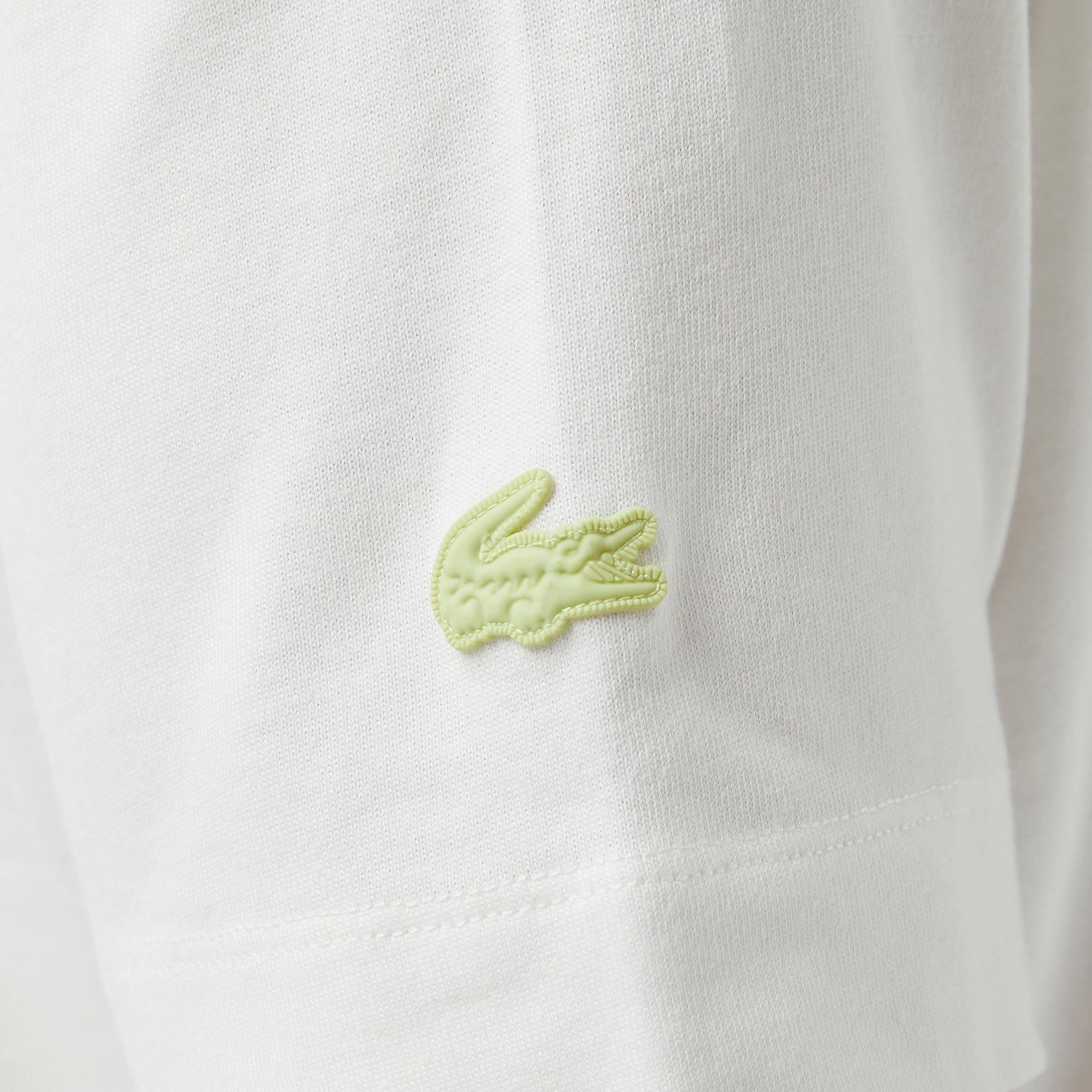 Erkek Relaxed Fit Bisiklet Yaka Krem T-Shirt