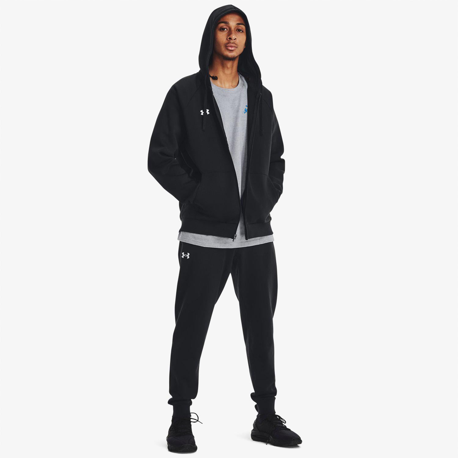 Under Armour Rival Fleece Erkek Siyah Günlük Sweatshirt