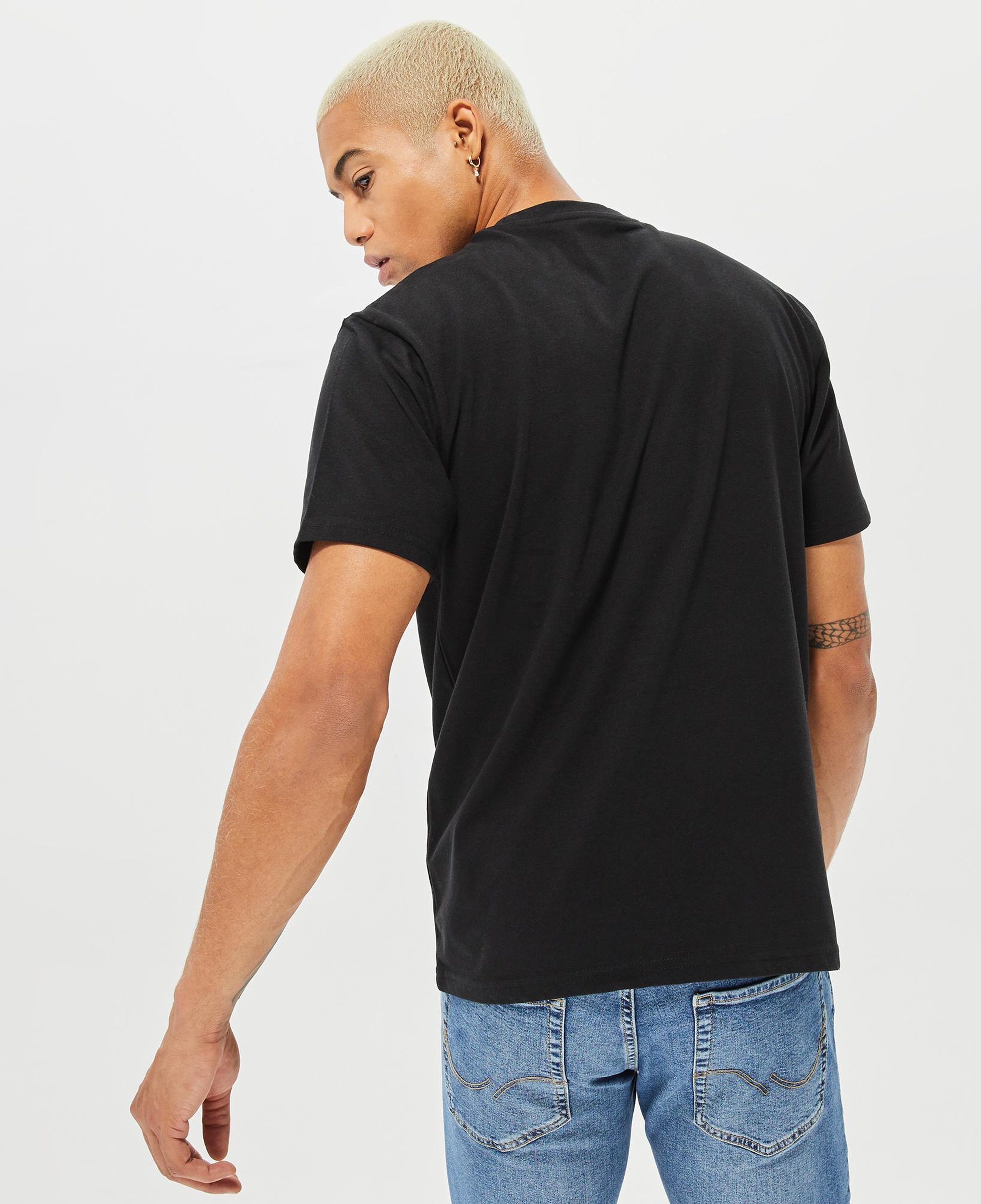 Columbia CSC Basic Logo Brushed Erkek Siyah T-Shirt